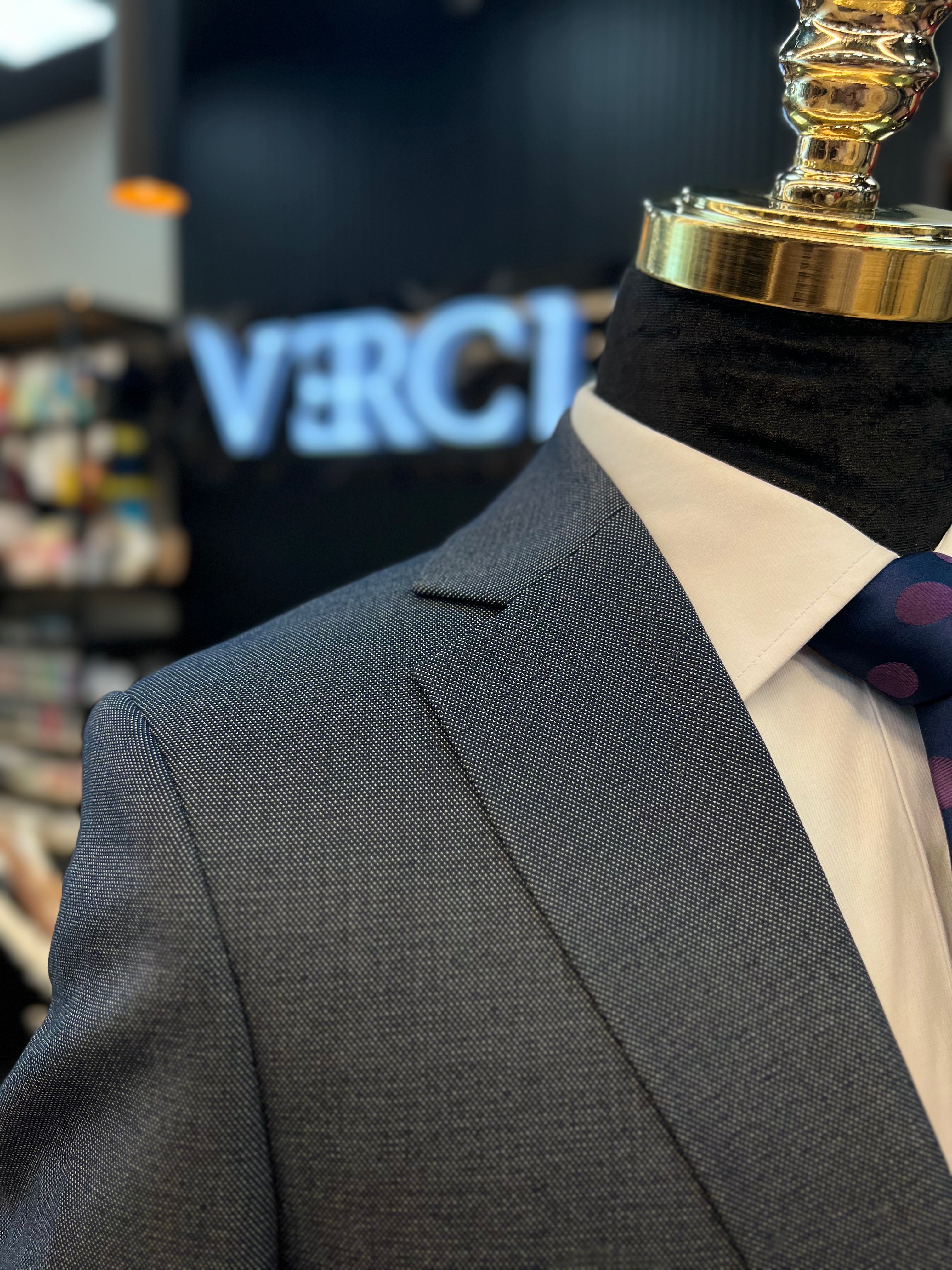 Three-Piece Dot Suit – Premium Tailored Menswear | Vercini