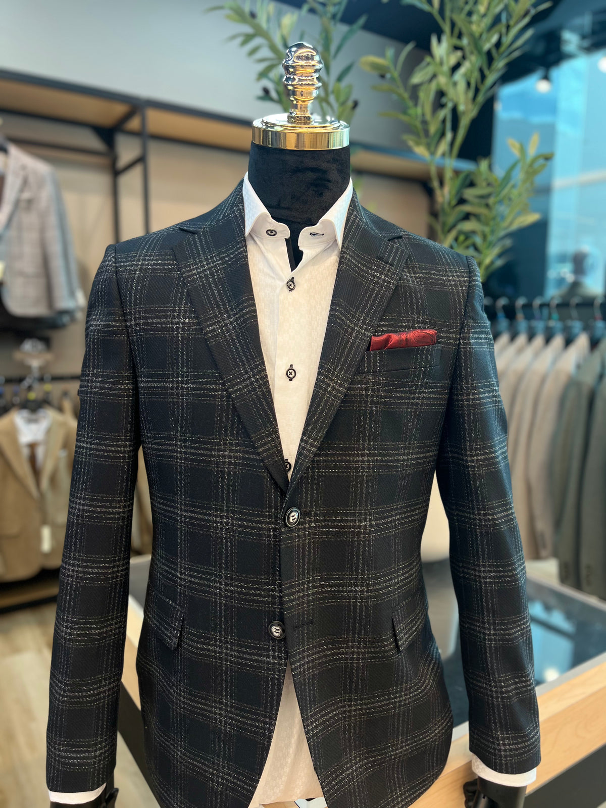 PLAID SPORT JACKET