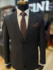 Vercini Midnight Majesty – Luxe Multi-Tonal Wool Blend Suit