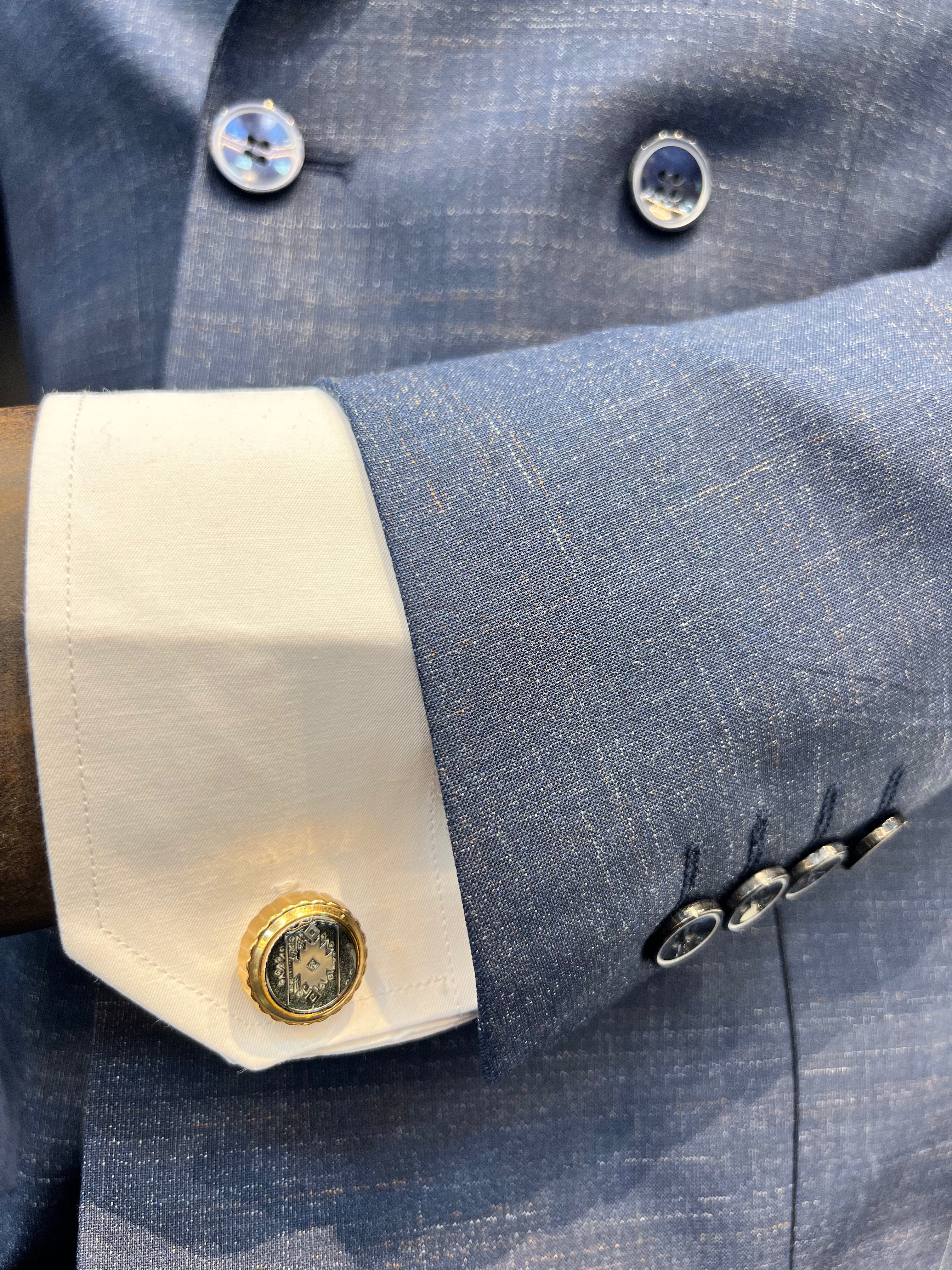 Vercini Multi-Tone Elegance Cufflinks – Sophisticated Accents in Every Shade