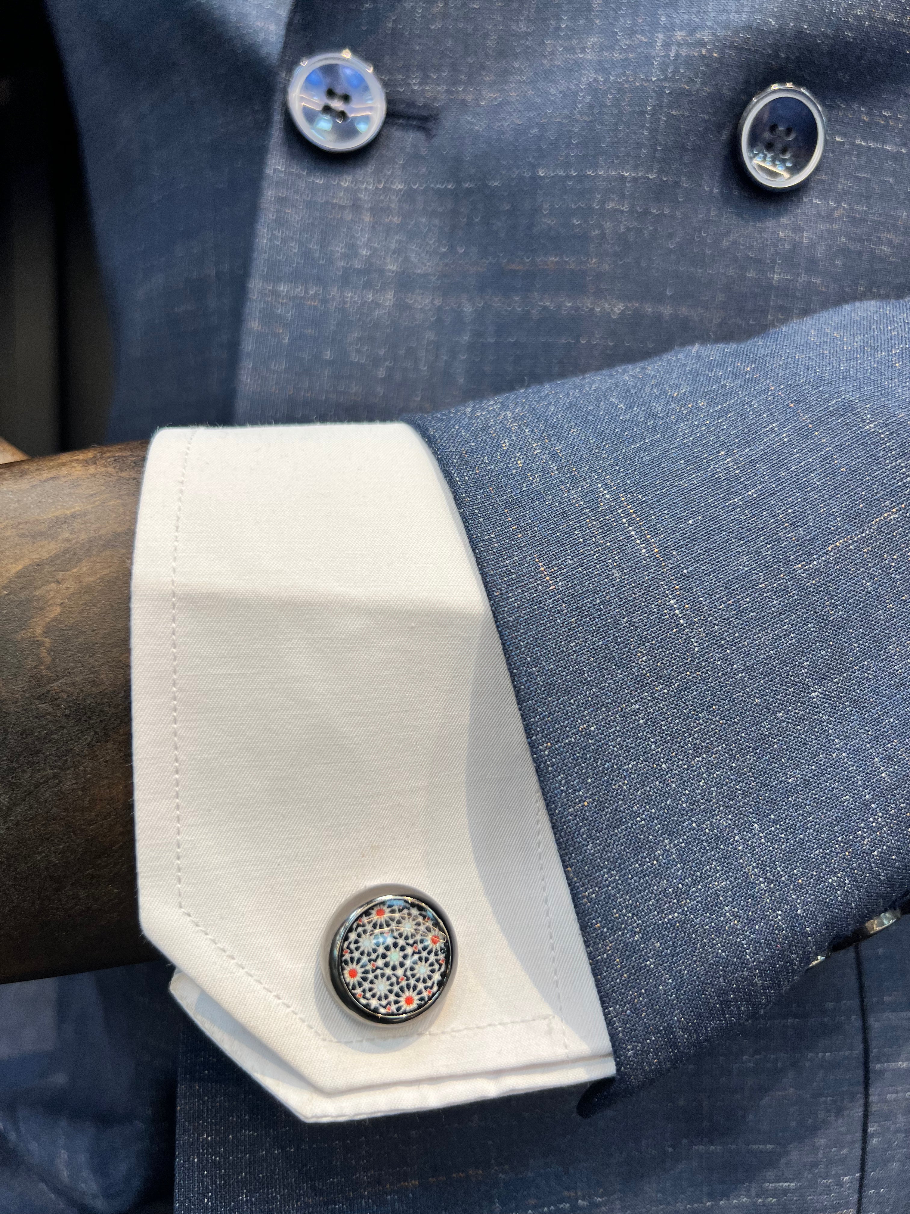 Vercini Multi-Tone Elegance Cufflinks – Sophisticated Accents in Every Shade