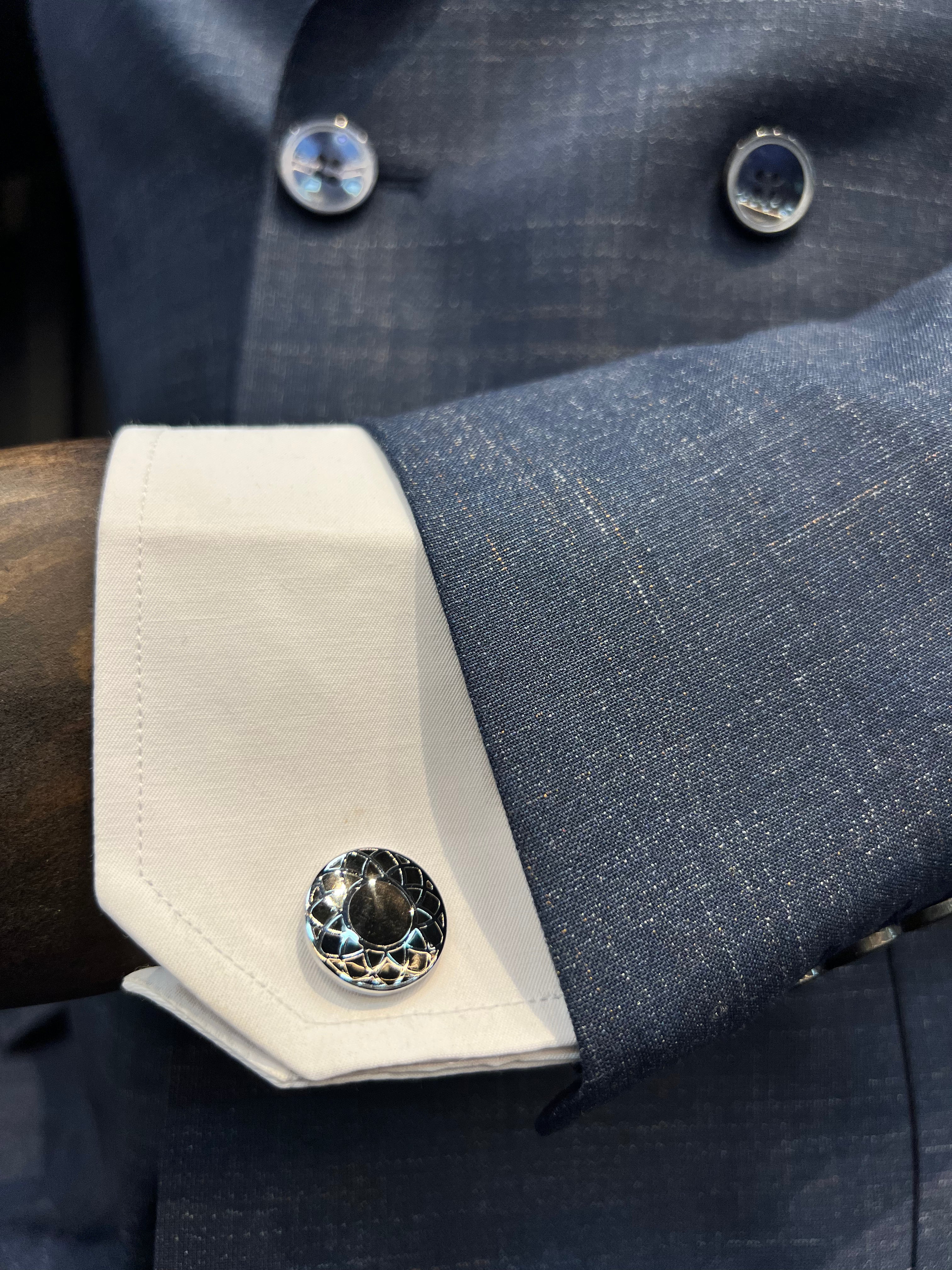 Vercini Multi-Tone Elegance Cufflinks – Sophisticated Accents in Every Shade