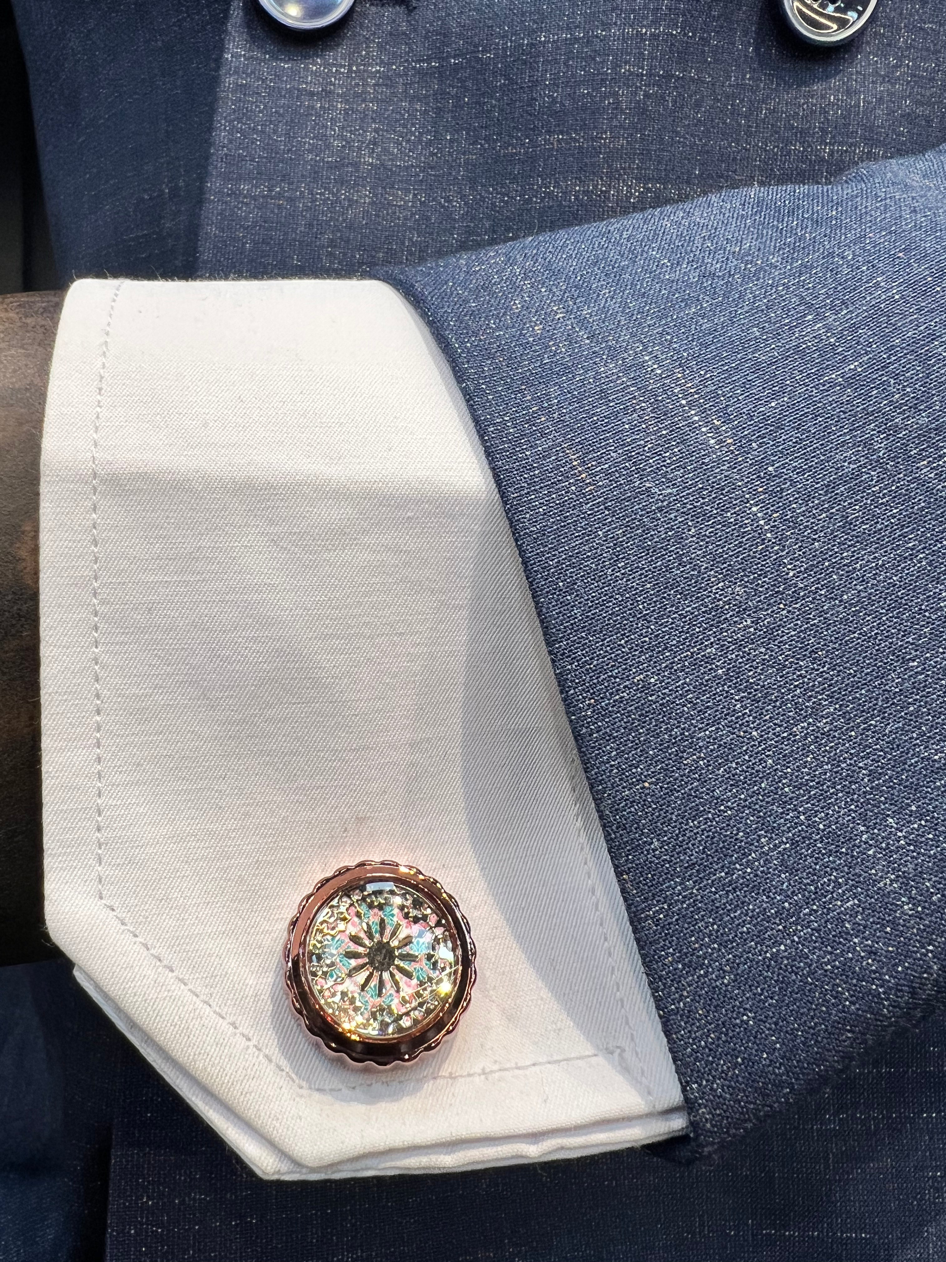 Vercini Multi-Tone Elegance Cufflinks – Sophisticated Accents in Every Shade