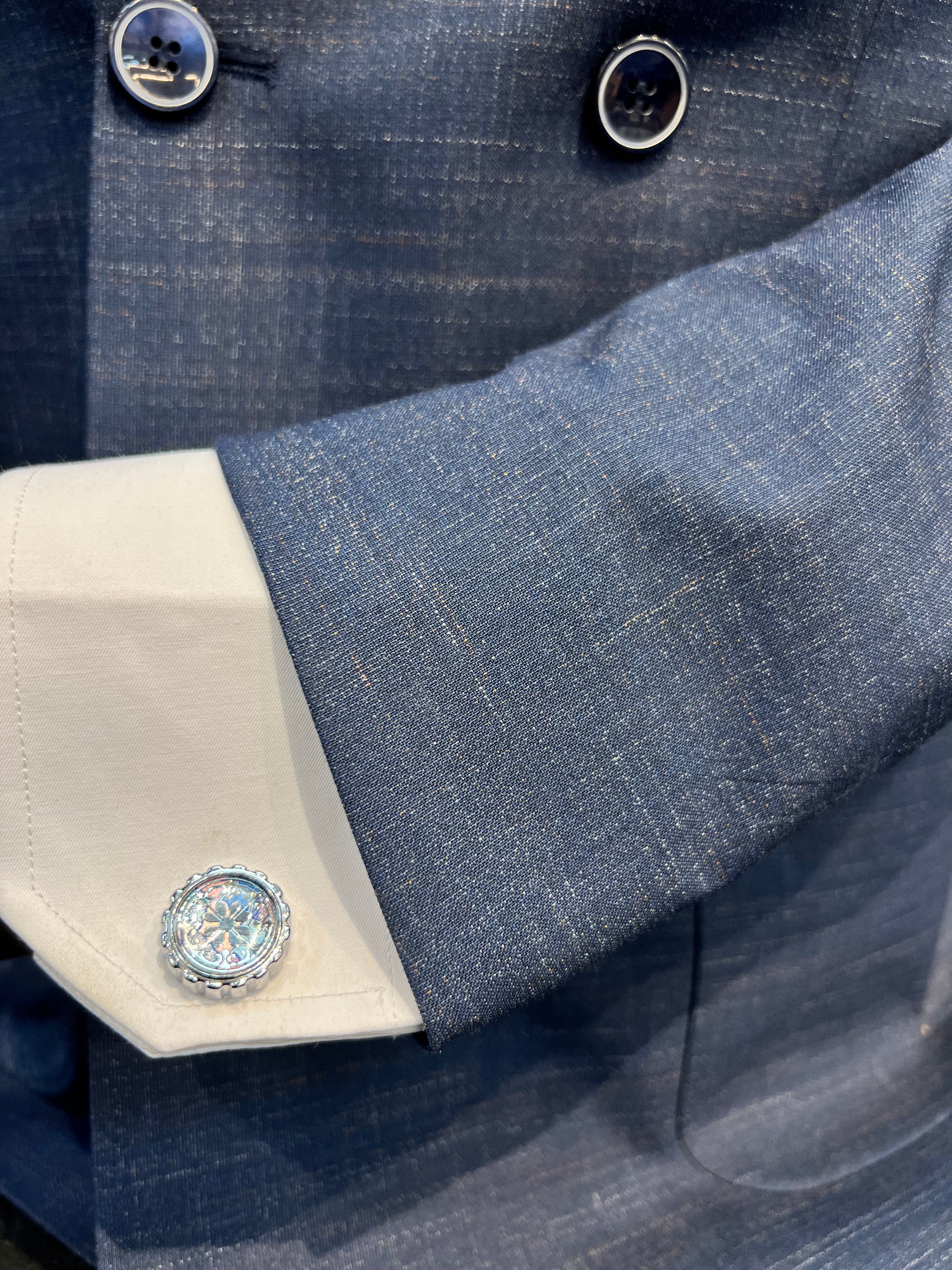 Vercini Multi-Tone Elegance Cufflinks – Sophisticated Accents in Every Shade