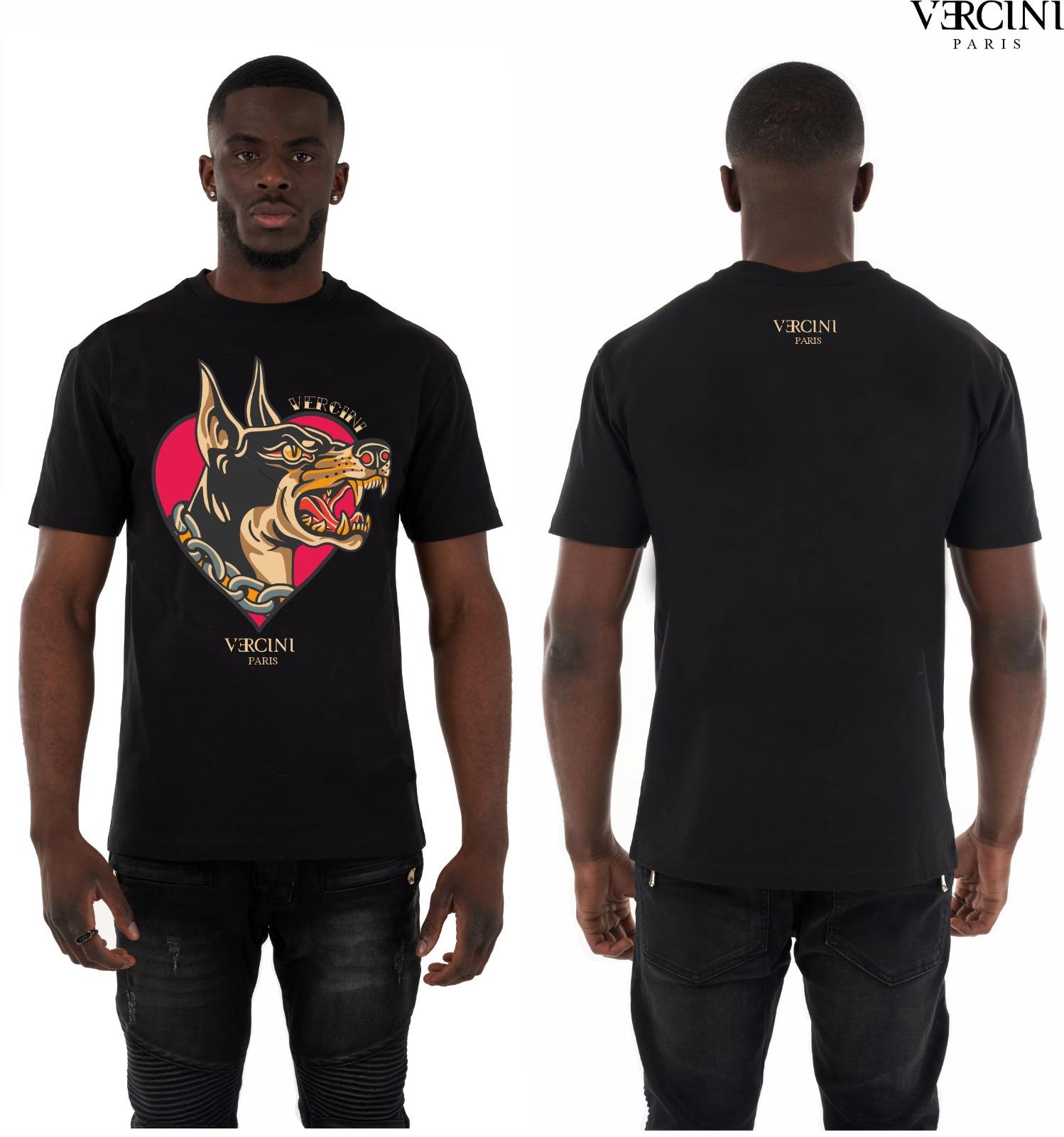 White Crystal Doberman T-Shirt – Vercini