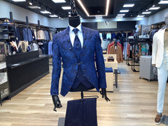 Jacquard Tuxedo – 3-Piece Statement Suit