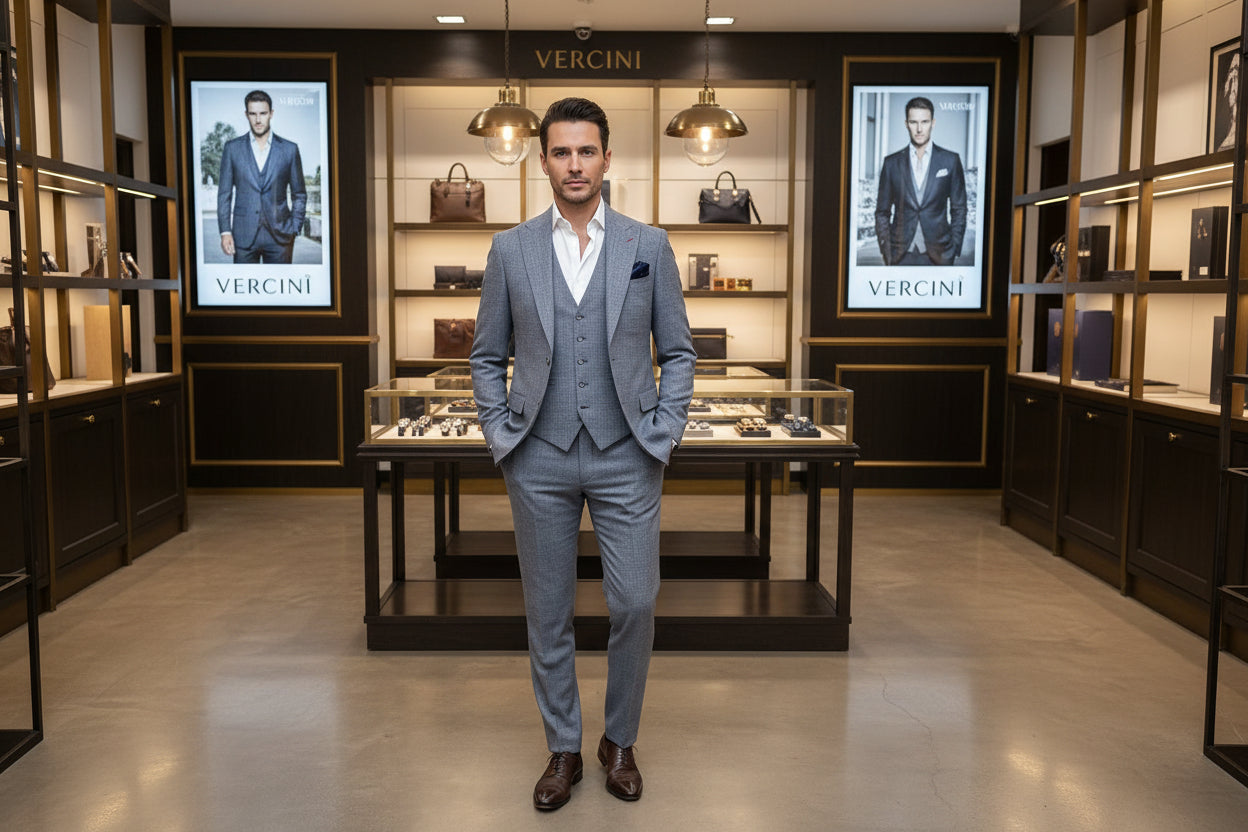 Tailored for Success: A Modern 3-Piece Suit