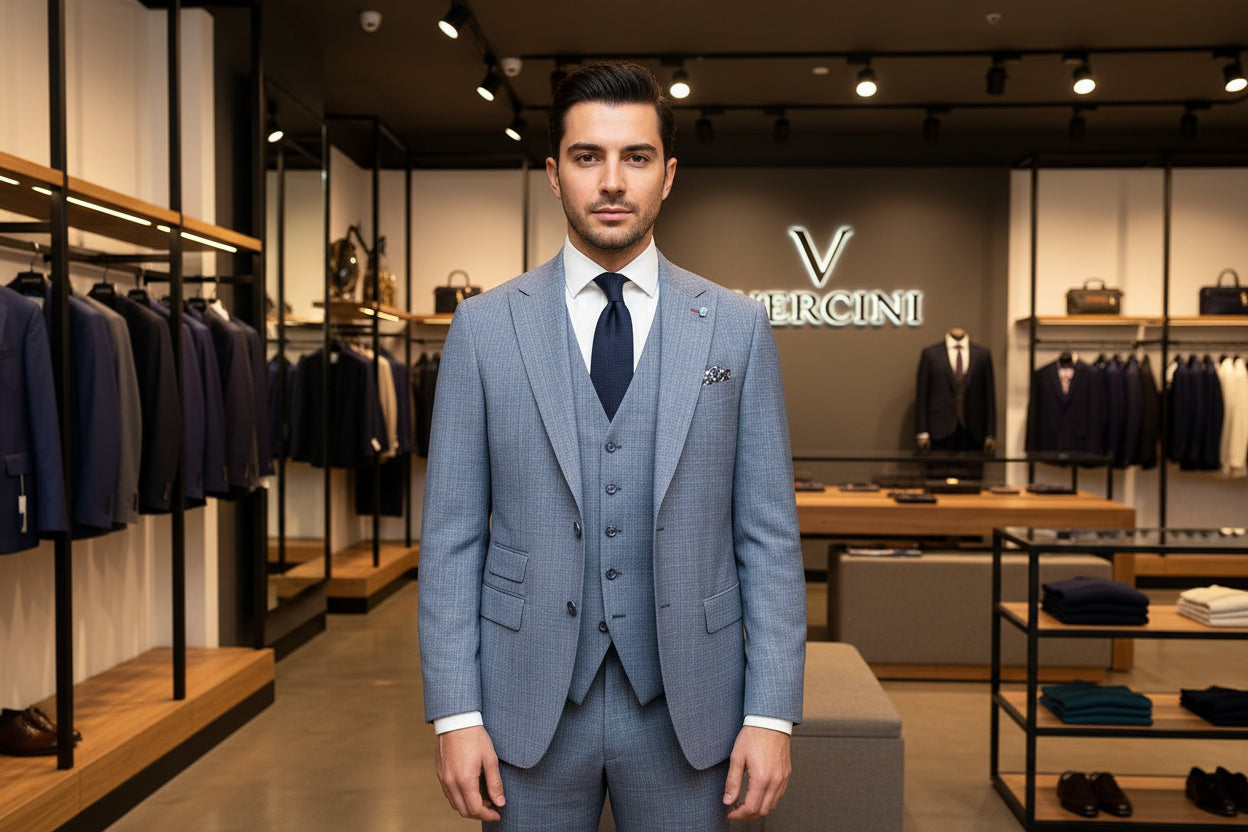 Tailored for Success: A Modern 3-Piece Suit