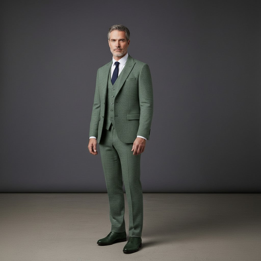 Vercini GR001 Premium Tailored Suit - Modern Fit Men's Suit
