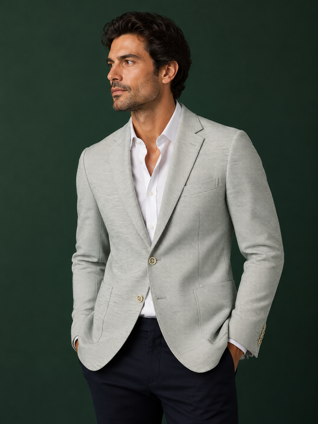 Textured Slim Fit Blazer – Contemporary Elegance Collection