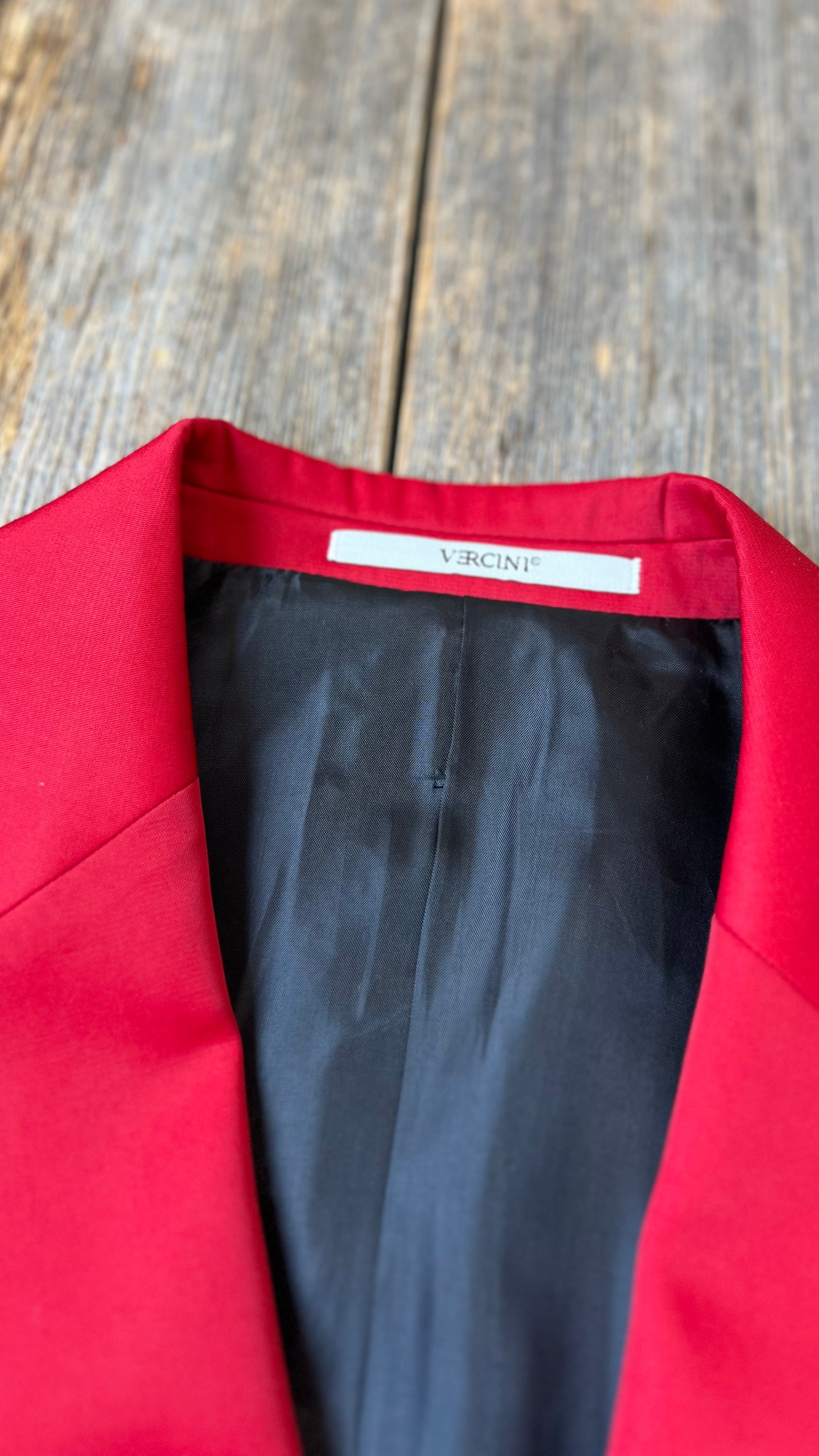 Men’s Solid Double-Breasted Slim Suit Set