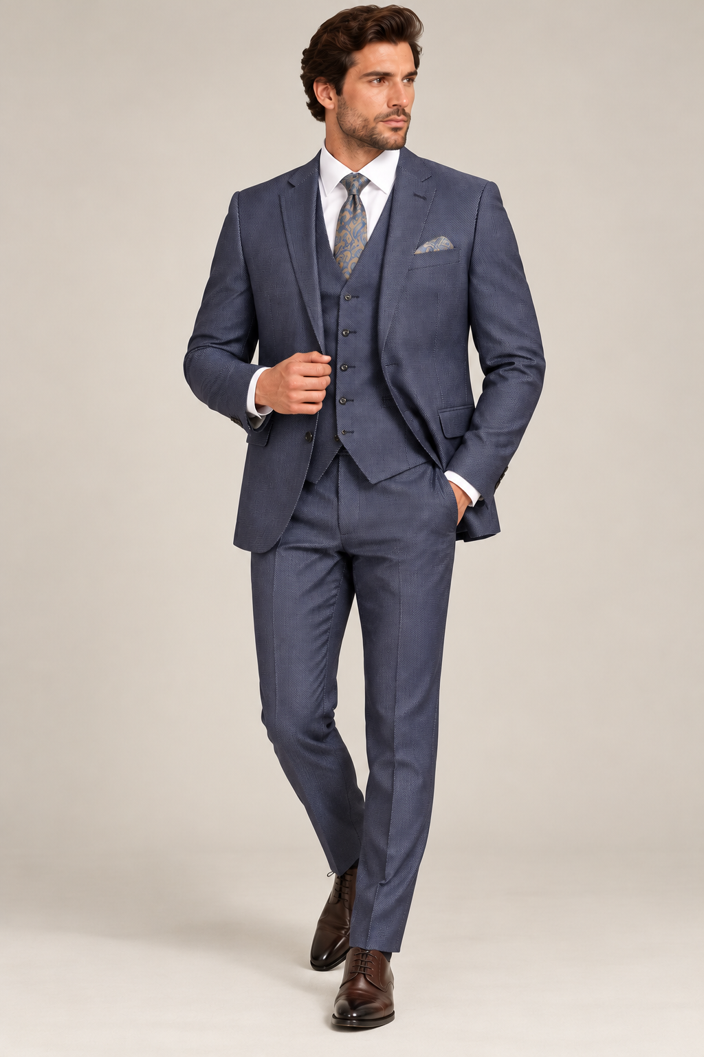 Vercini M760 Modern Fit Suit - Premium Tailored Two-Piece
