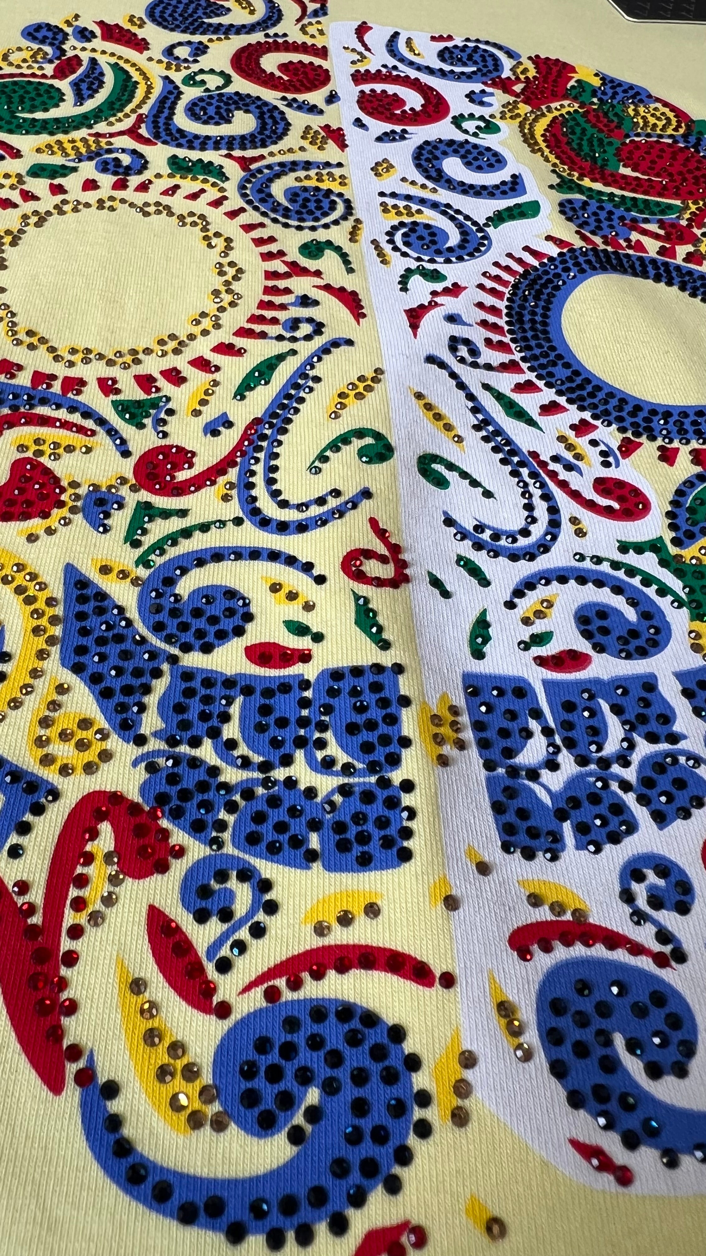 Heartbeat Skull Mosaic T-Shirt