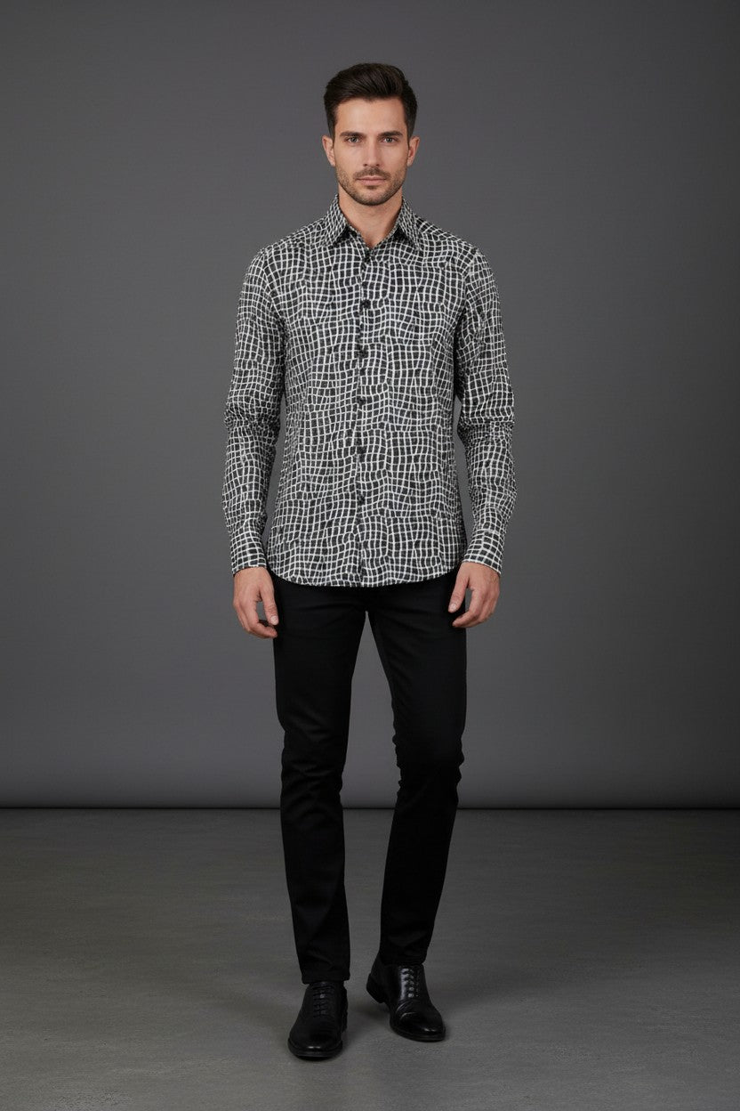 Vercini “Axis” Pattern Shirt