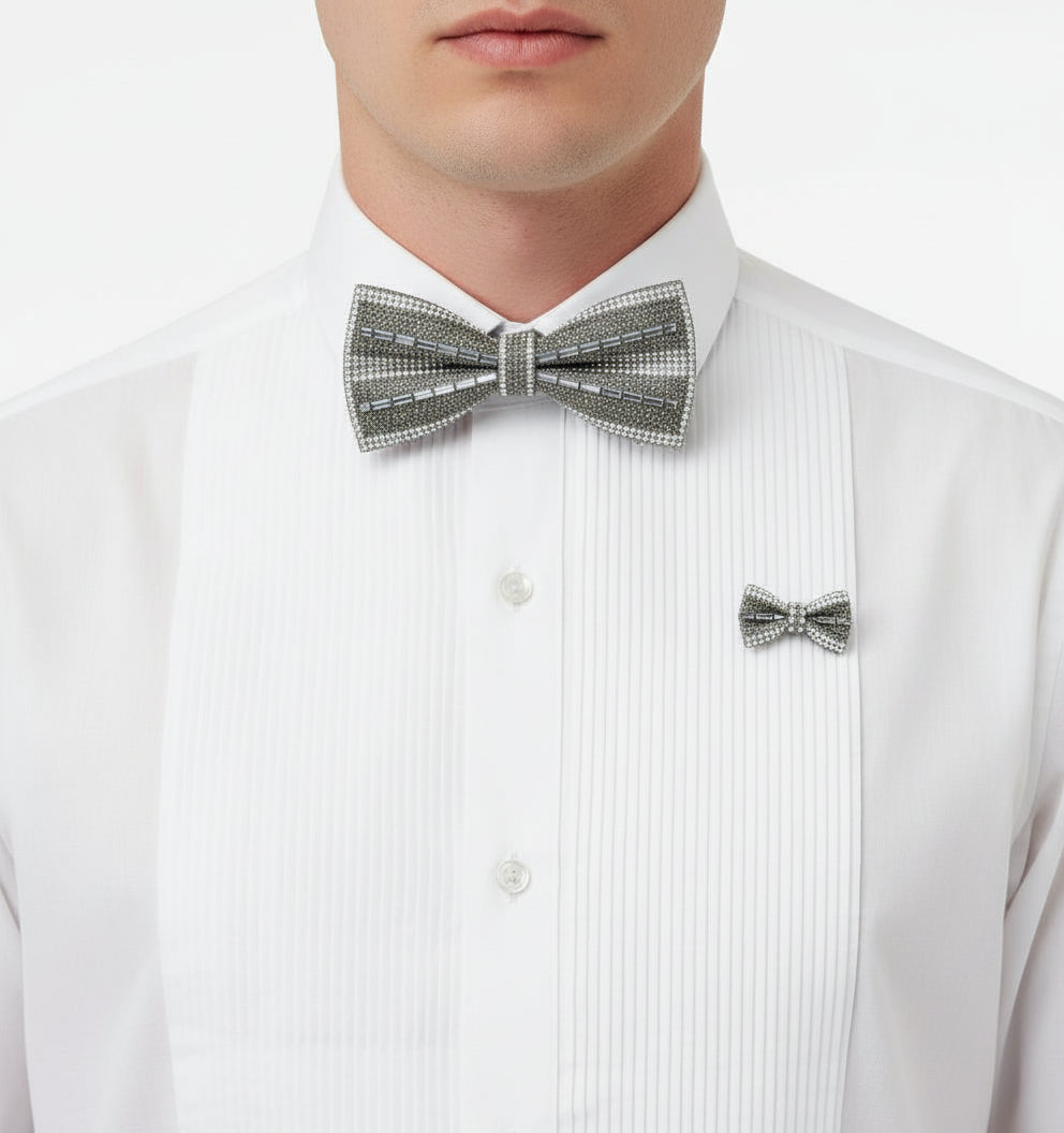 Crystal Prestige Bow Tie Set