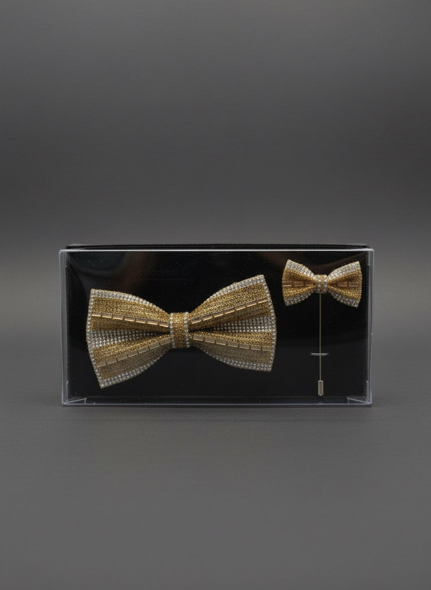 Crystal Prestige Bow Tie Set