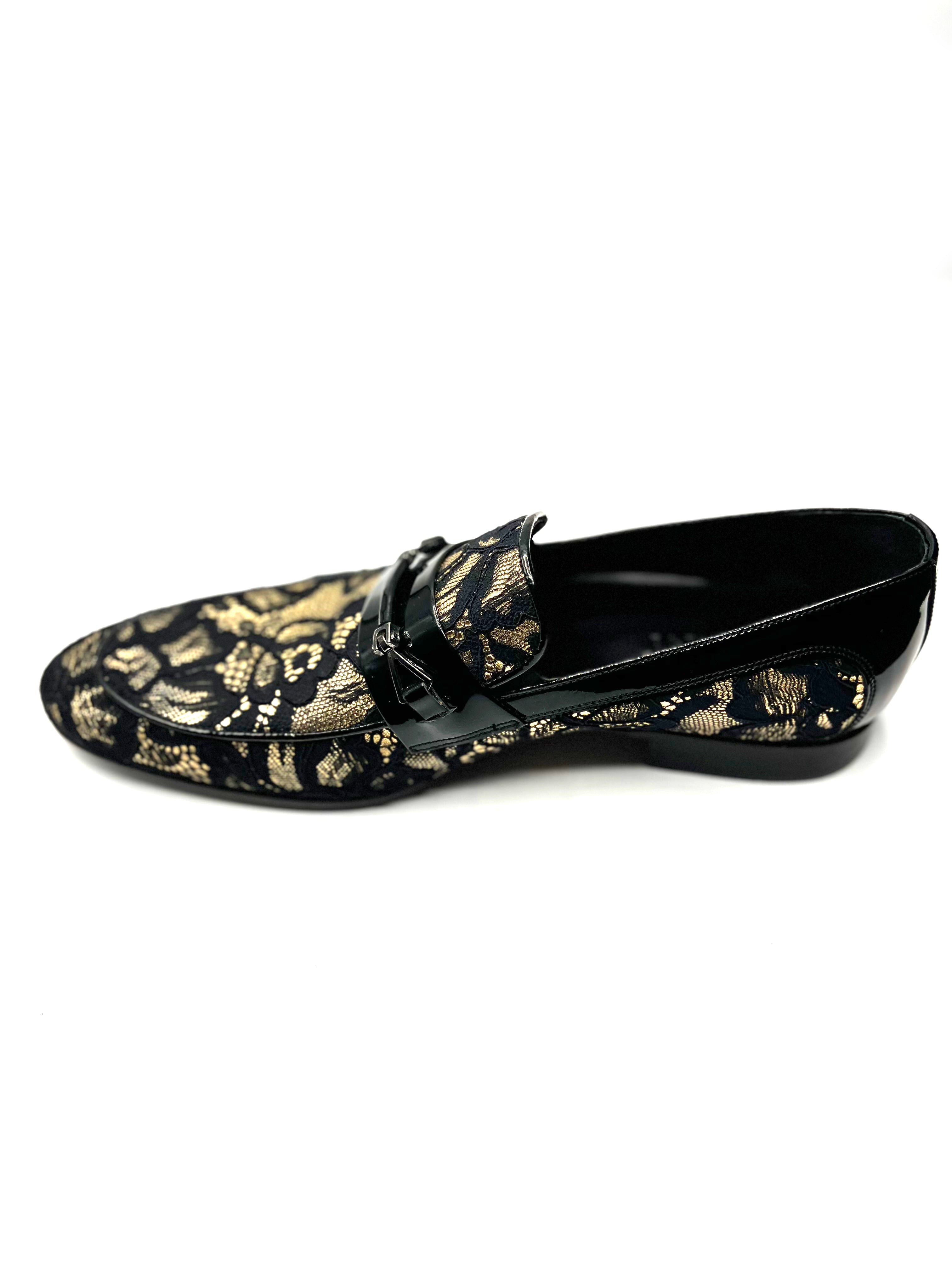 gold shoes