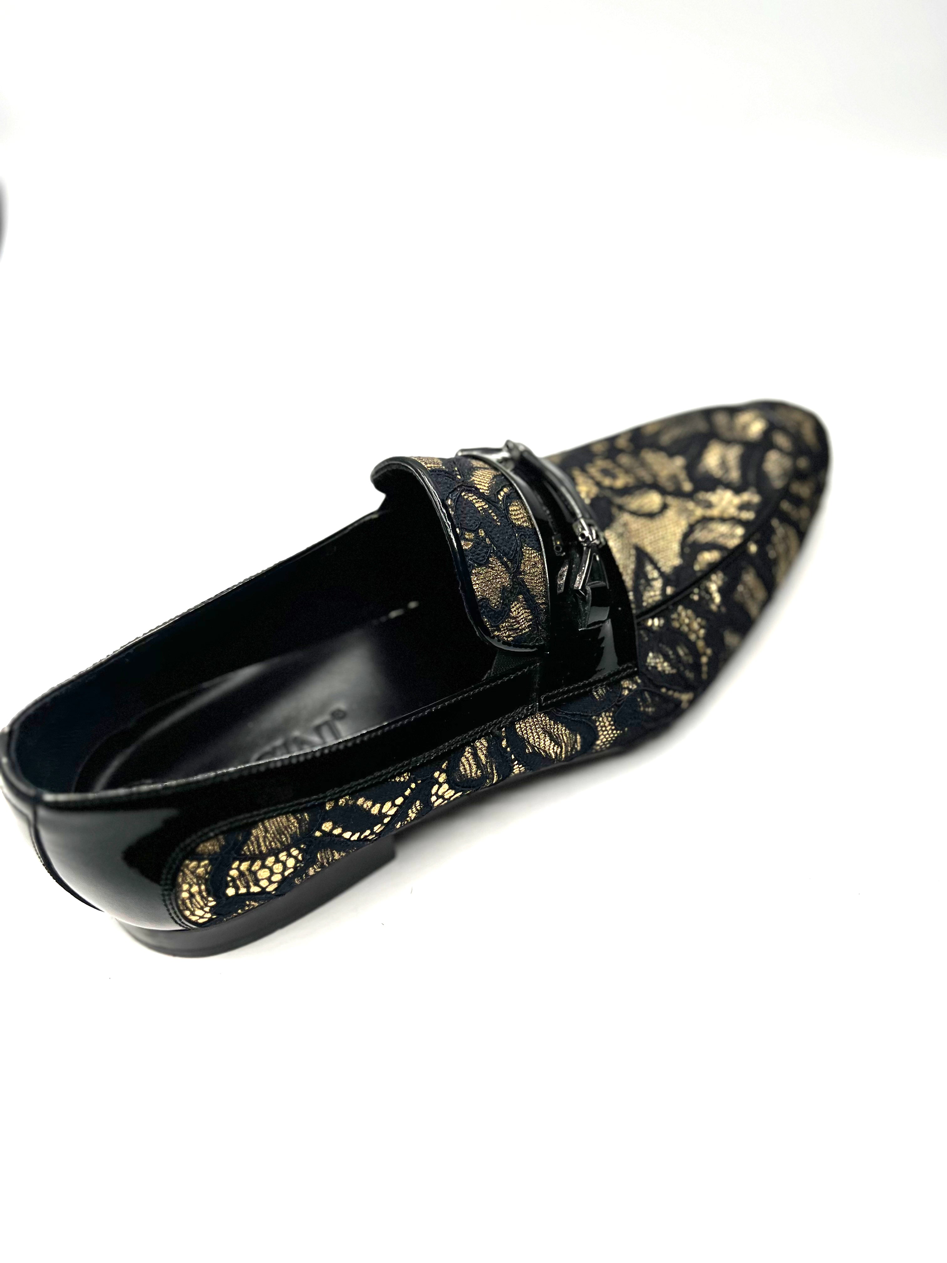 gold shoes
