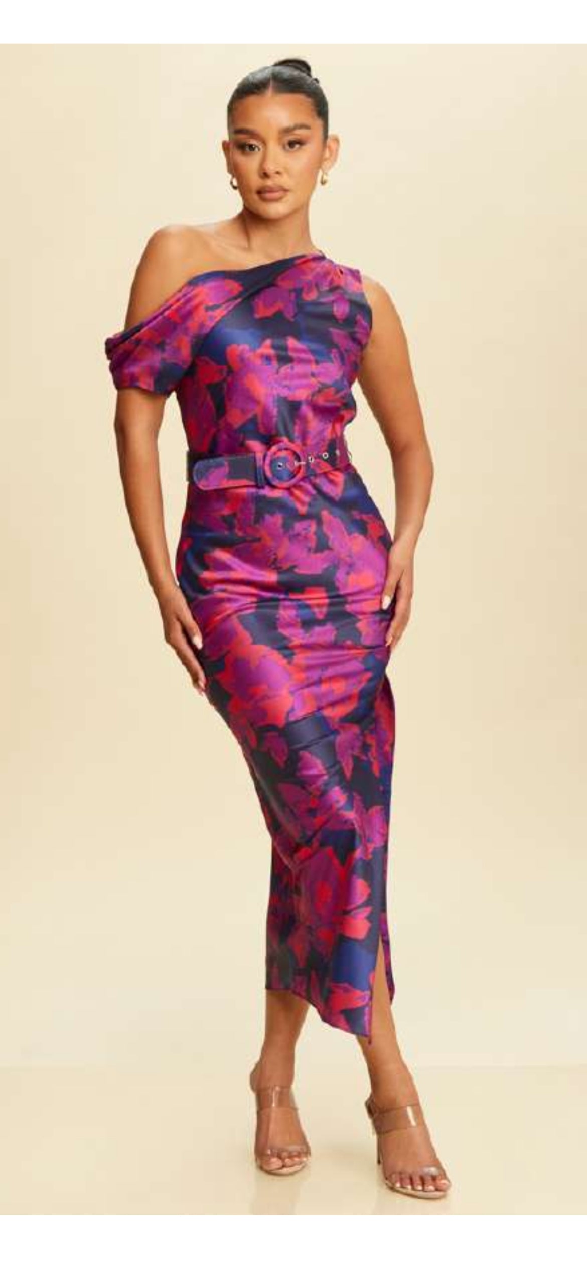LONG DRESS WITH BELT