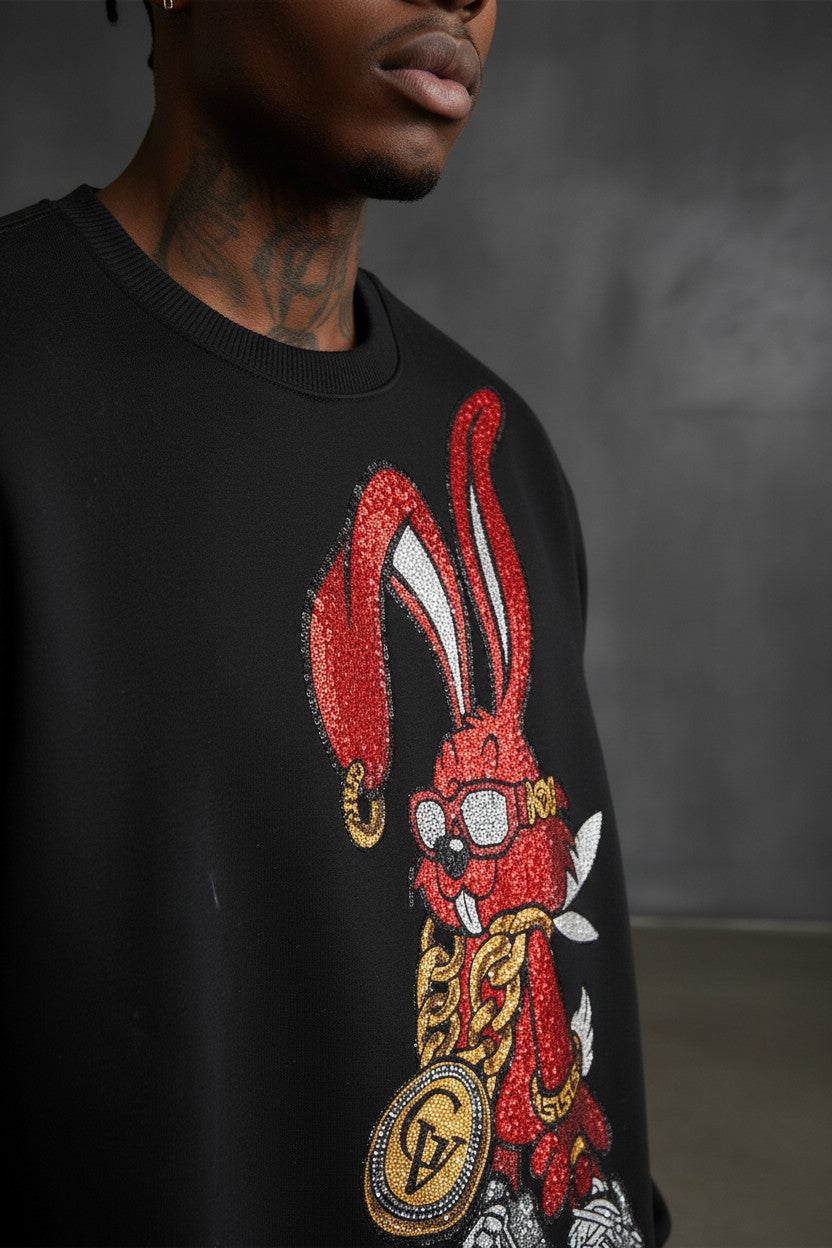 BLUE BANNY SWEATSHIRT