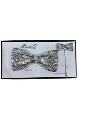Sparkling regular bow tie