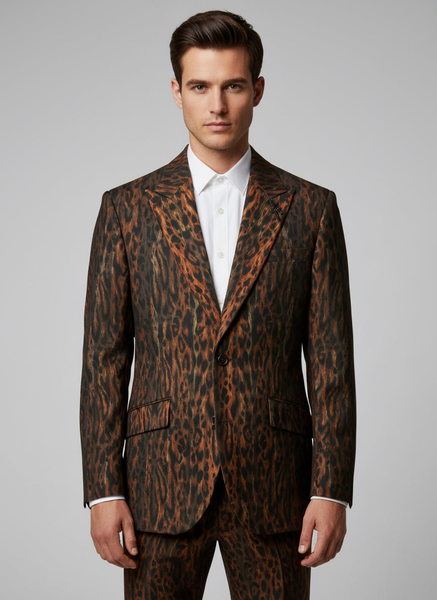 LEOPARD PRINT SUIT