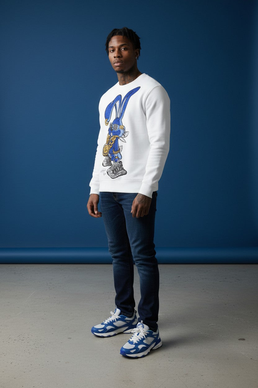 BLUE BANNY SWEATSHIRT