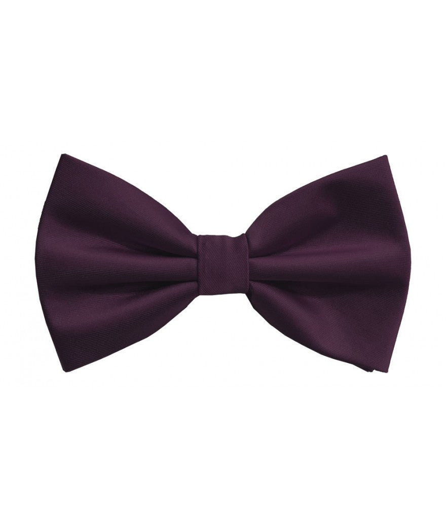 Solid Pre-Tied Bow Ties & Hankies