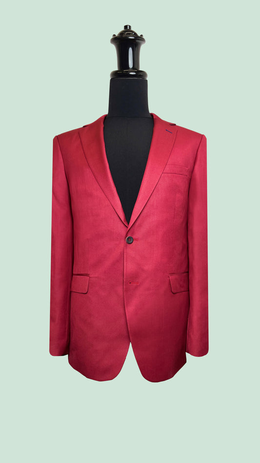 Men's Vibrant Red Blazer by Vercini BLAZERS Blazer Collection Vercini