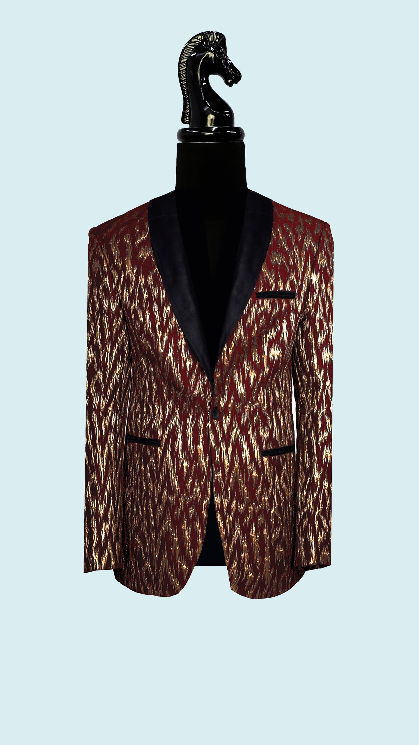 Midnight Spark Men's Tuxedo Blazer by Vercini