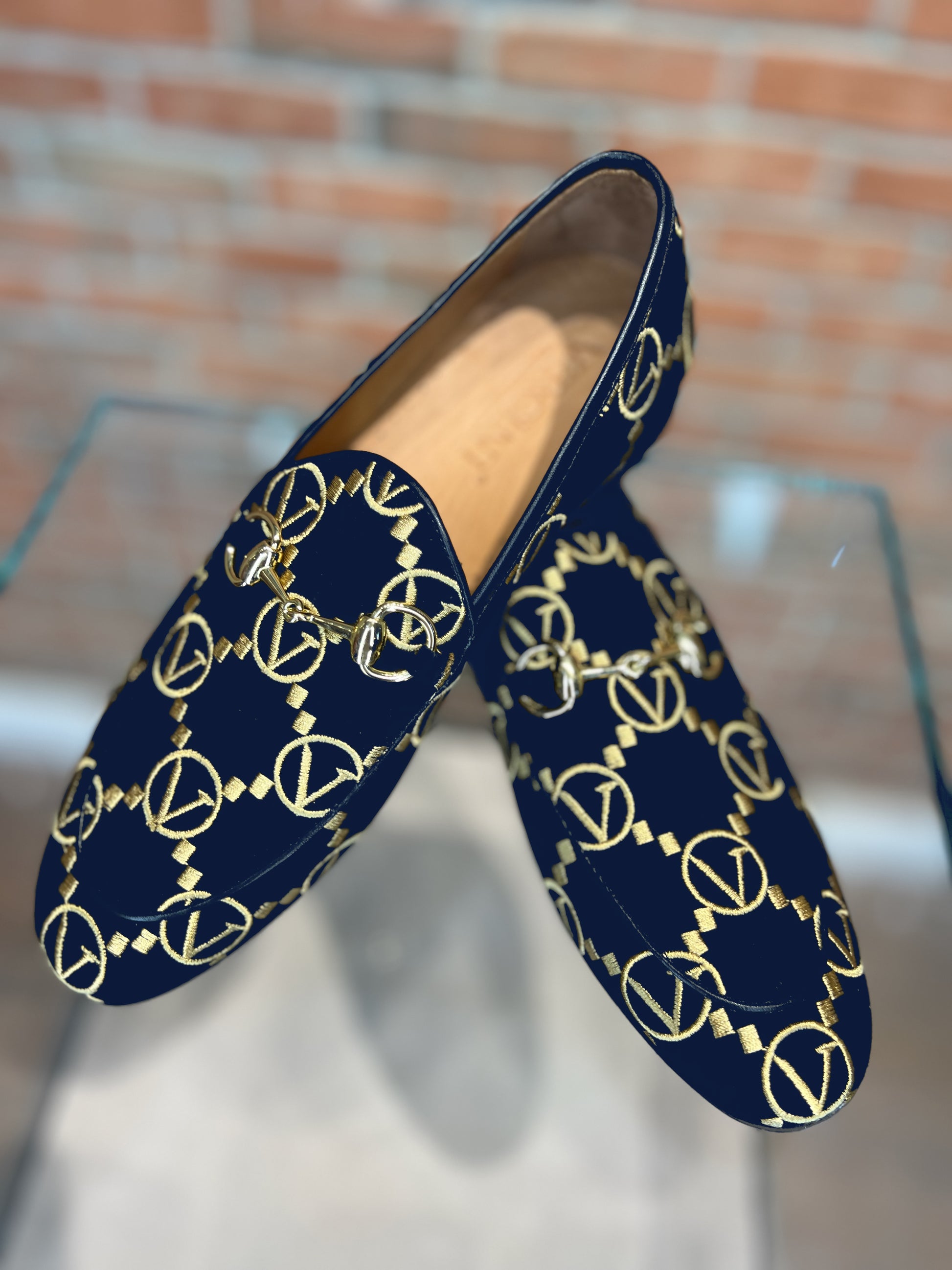 V SIGN NAVY BLUE SHOES Ph inventory shoes Vercini