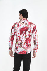 Vercini Abstract Expressionist Cotton Shirt