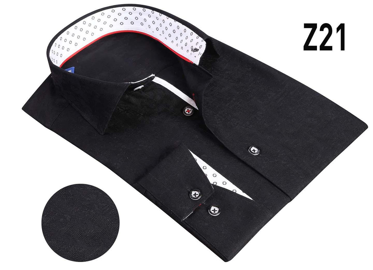 Black Diamond Contrast Trim Shirt