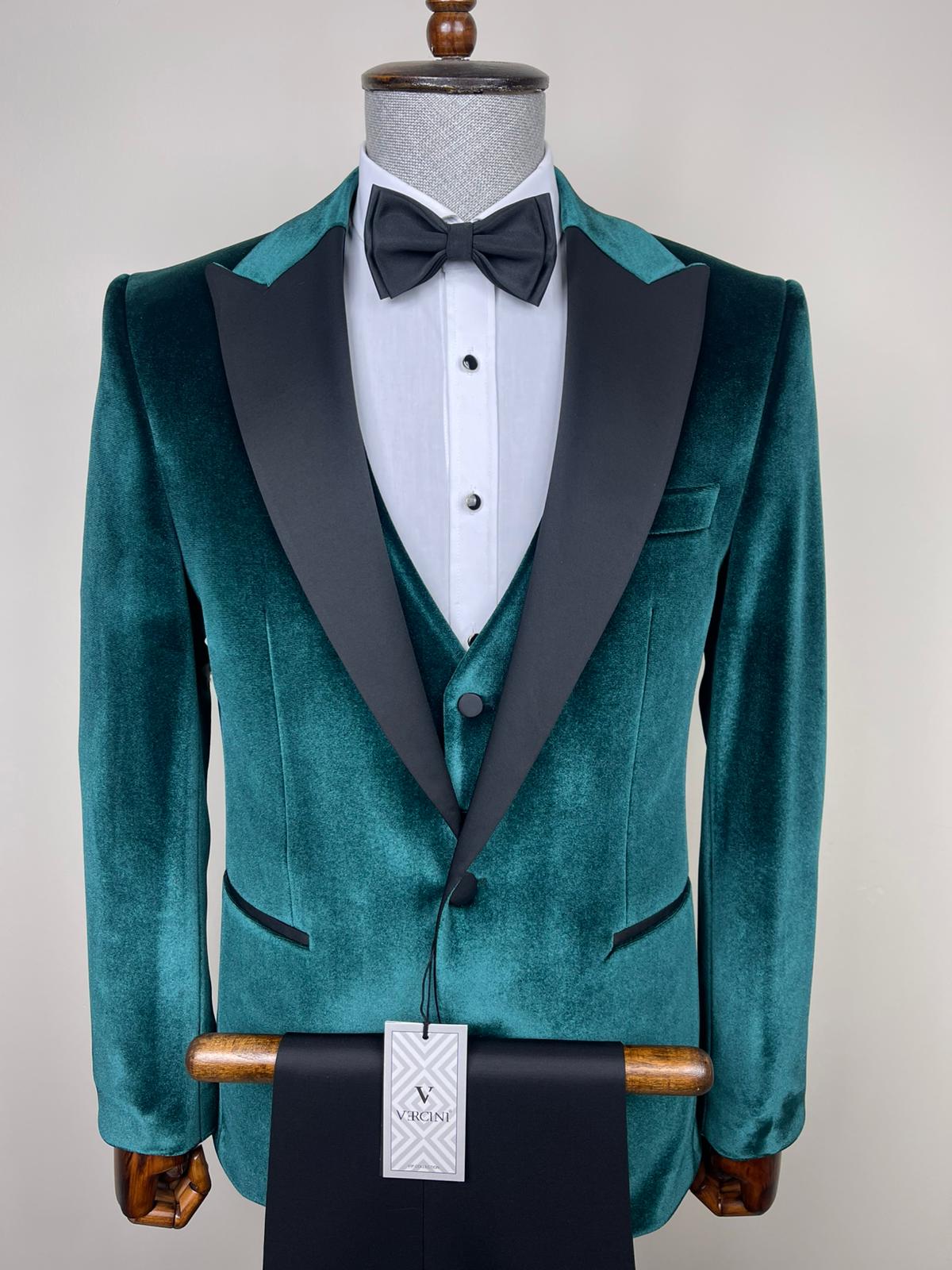 Vercini Signature Velvet 3-Piece Tuxedo