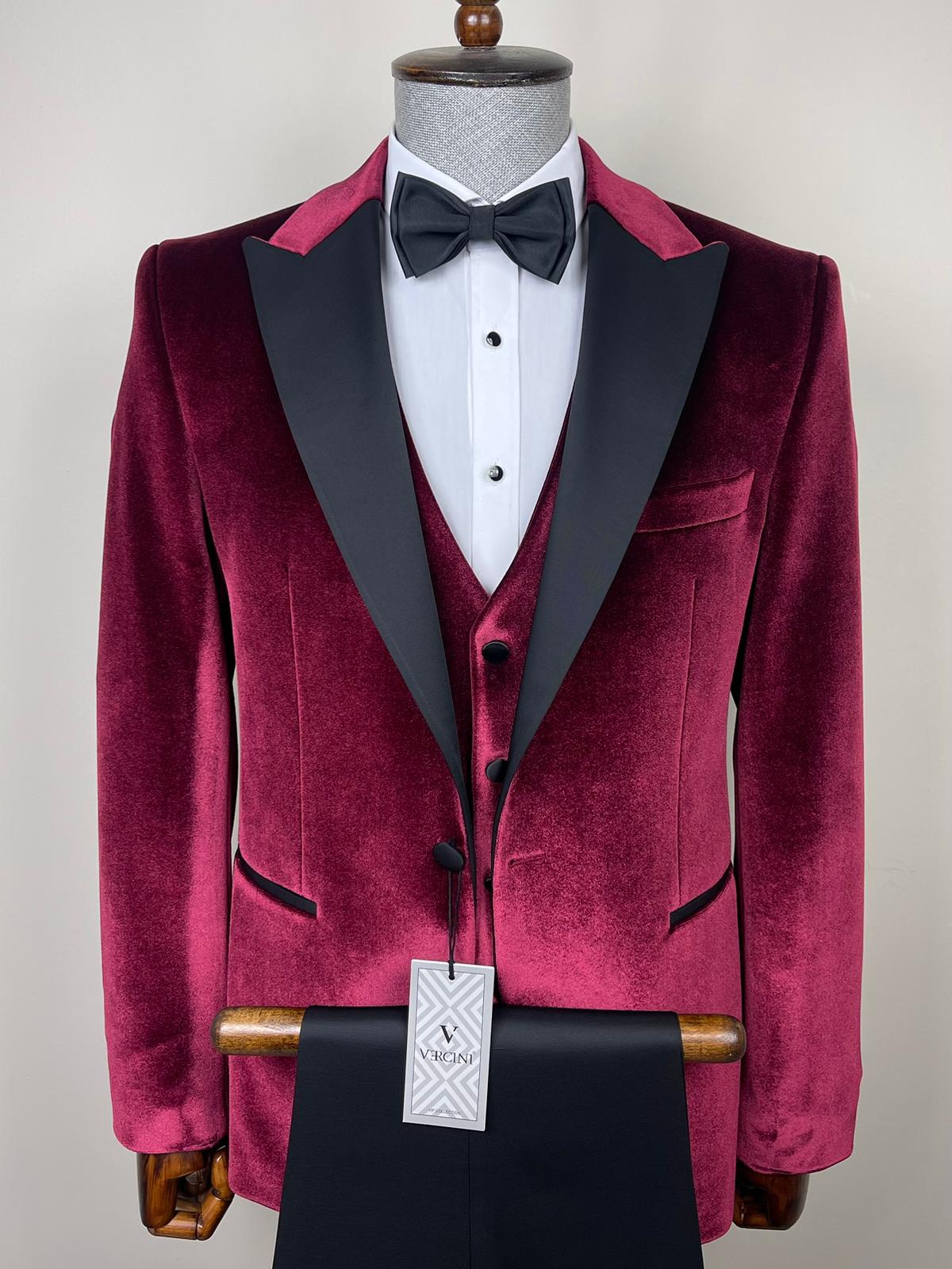 Vercini Signature Velvet 3-Piece Tuxedo