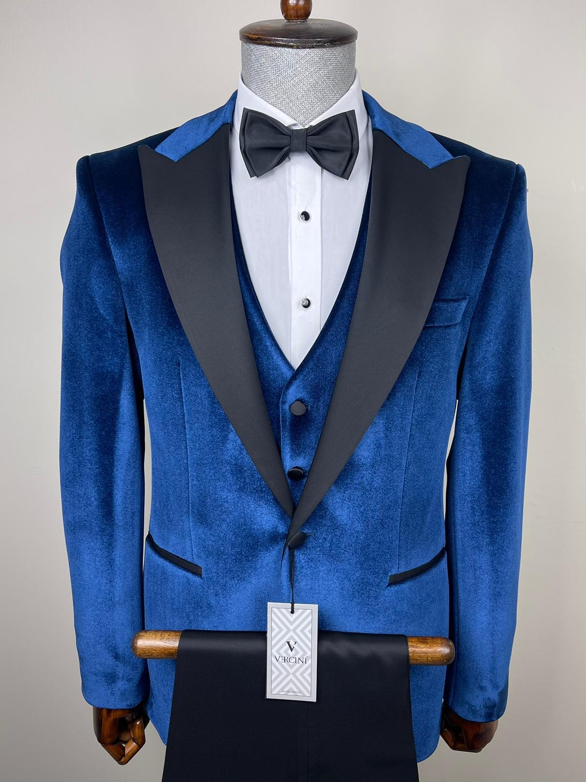 Vercini Signature Velvet 3-Piece Tuxedo