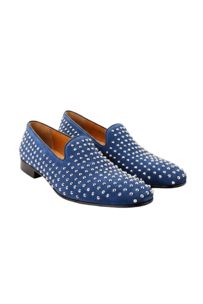Vercini Luxe Studded Leather Loafers