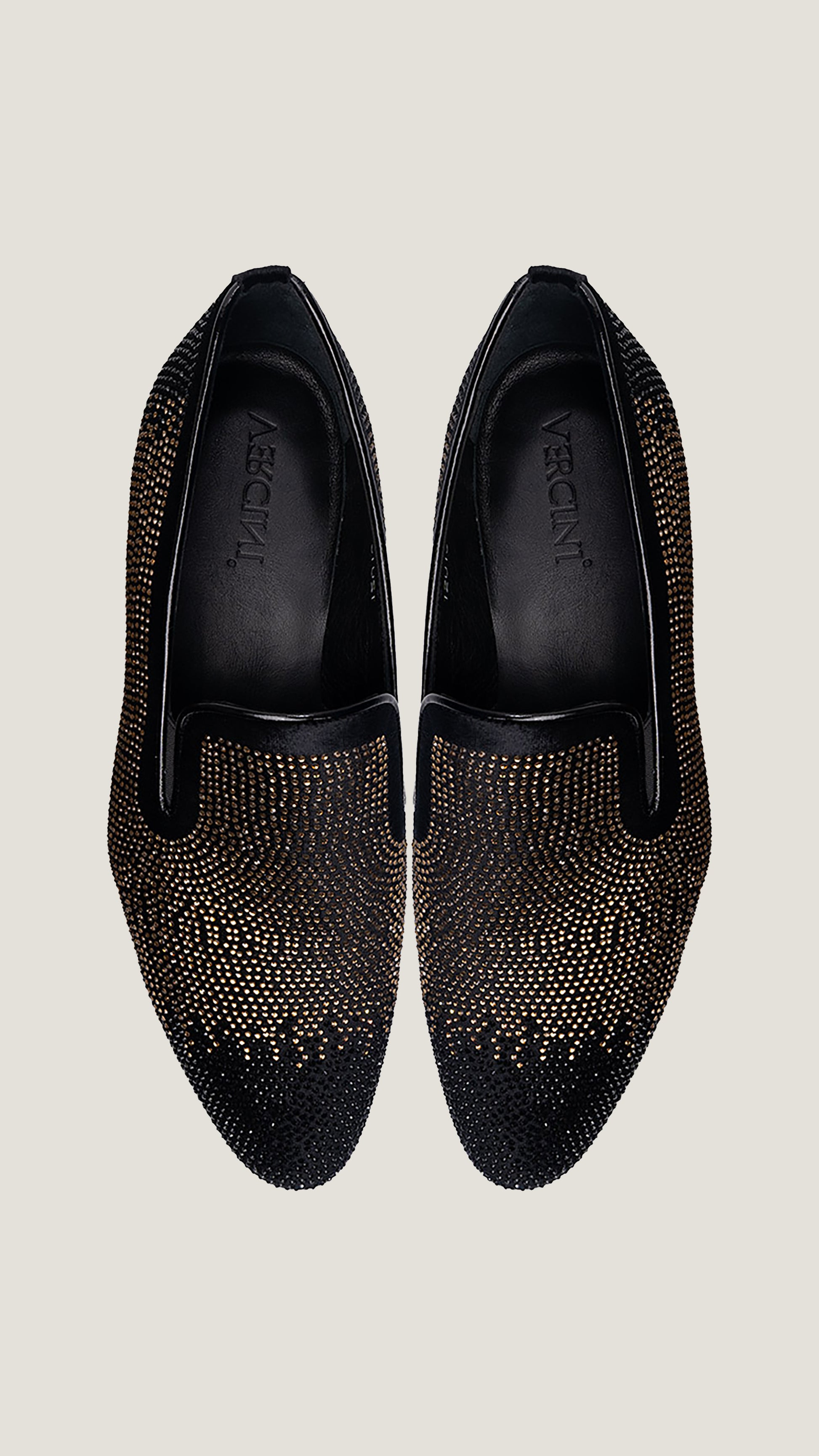 Men's Designer Crystal-Embellished Loafers by Vercini SHOES Ph inventory shoes Vercini
