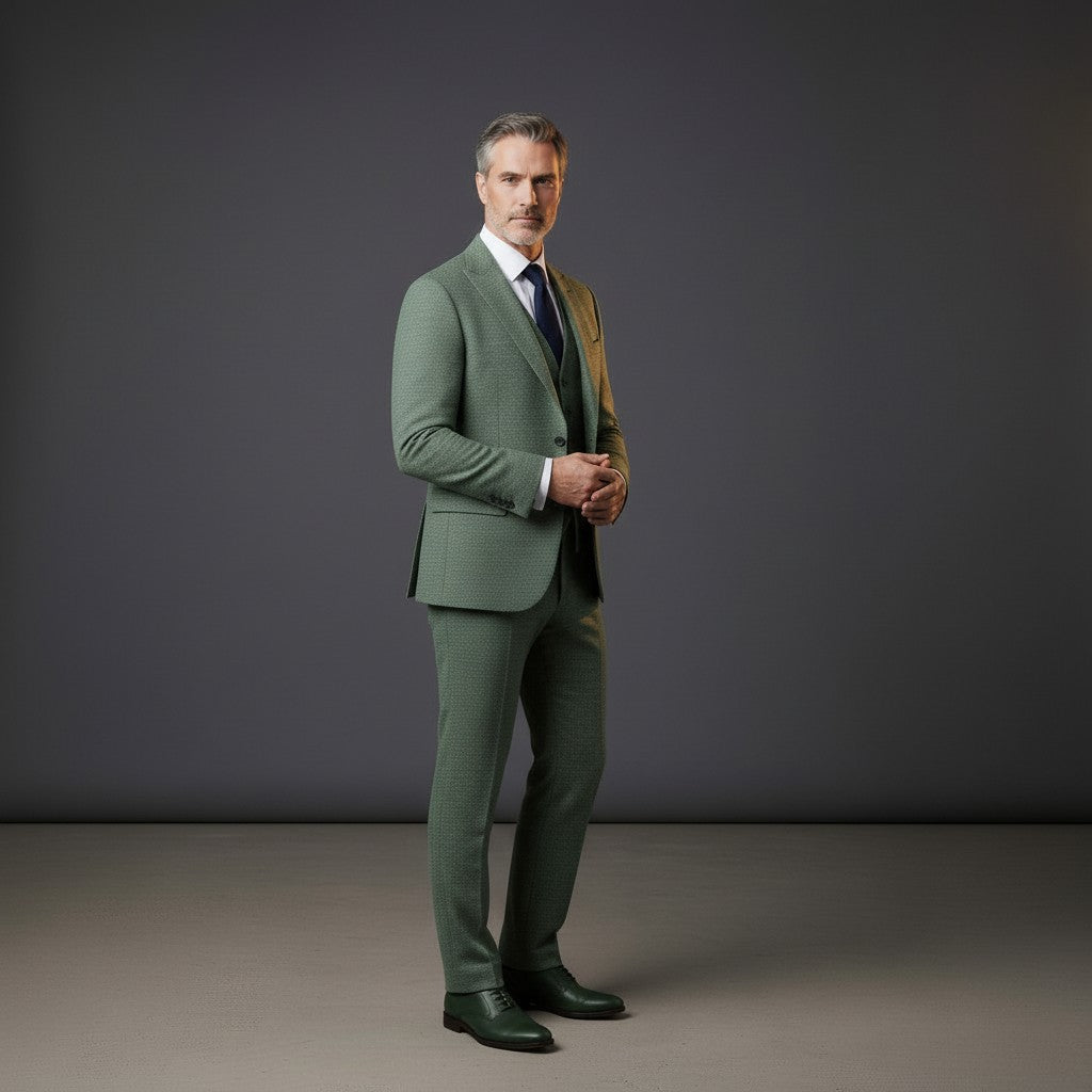 Vercini GR001 Premium Tailored Suit - Modern Fit Men's Suit