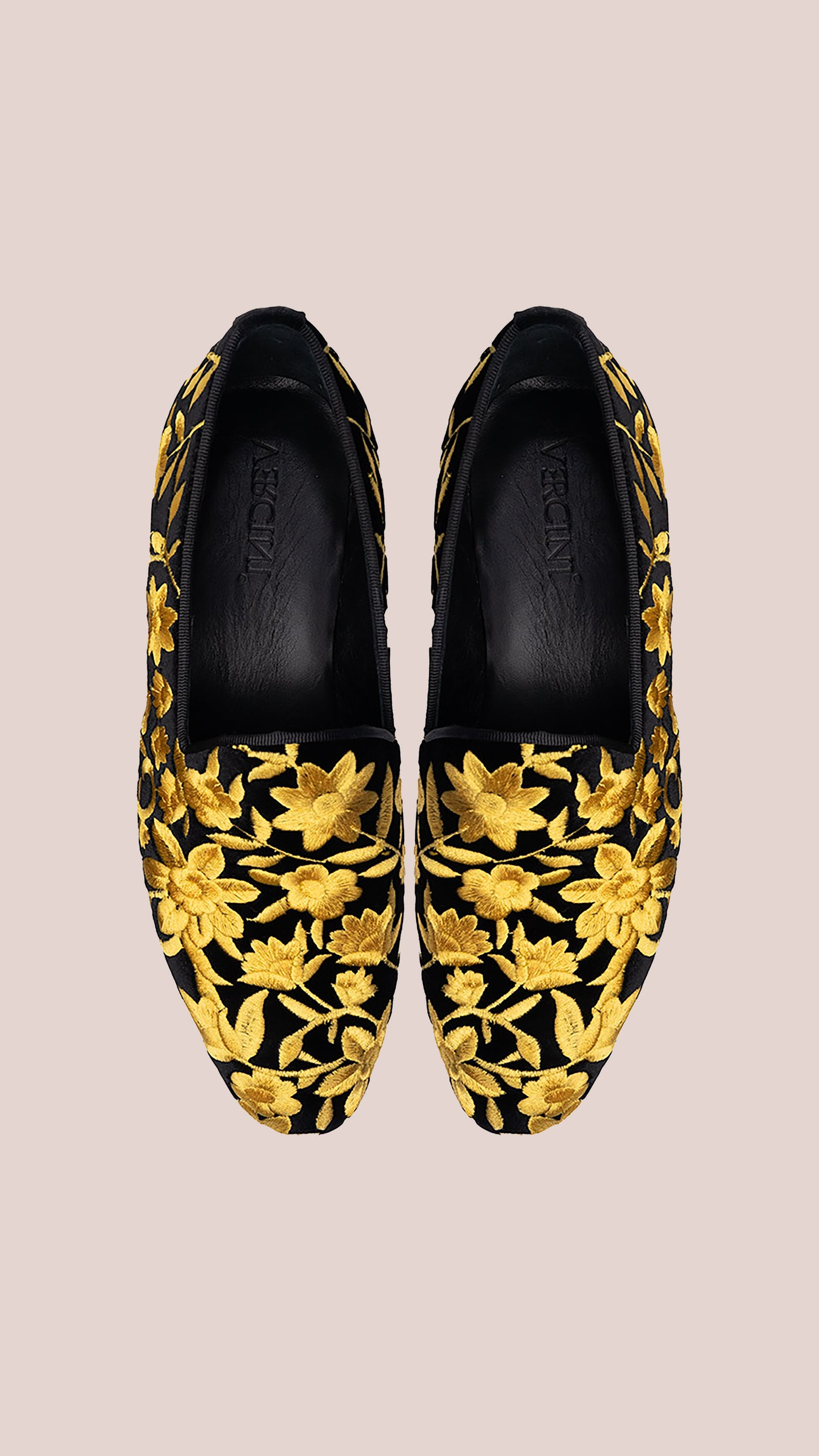 Yellow flower shoes SHOES Shoe Collection Vercini