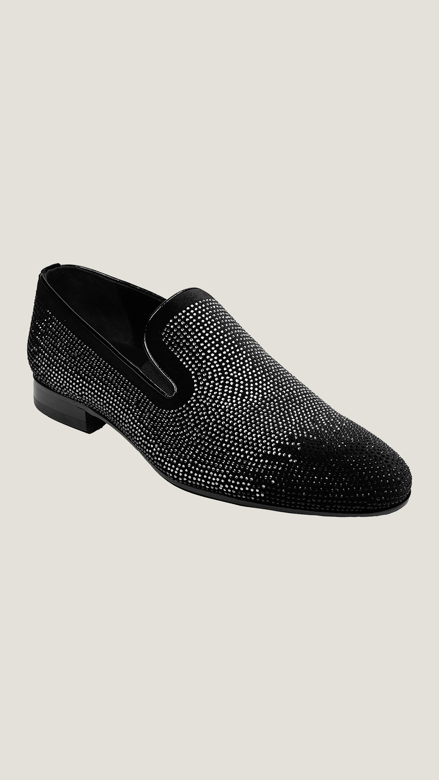 Men's Designer Crystal-Embellished Loafers by Vercini