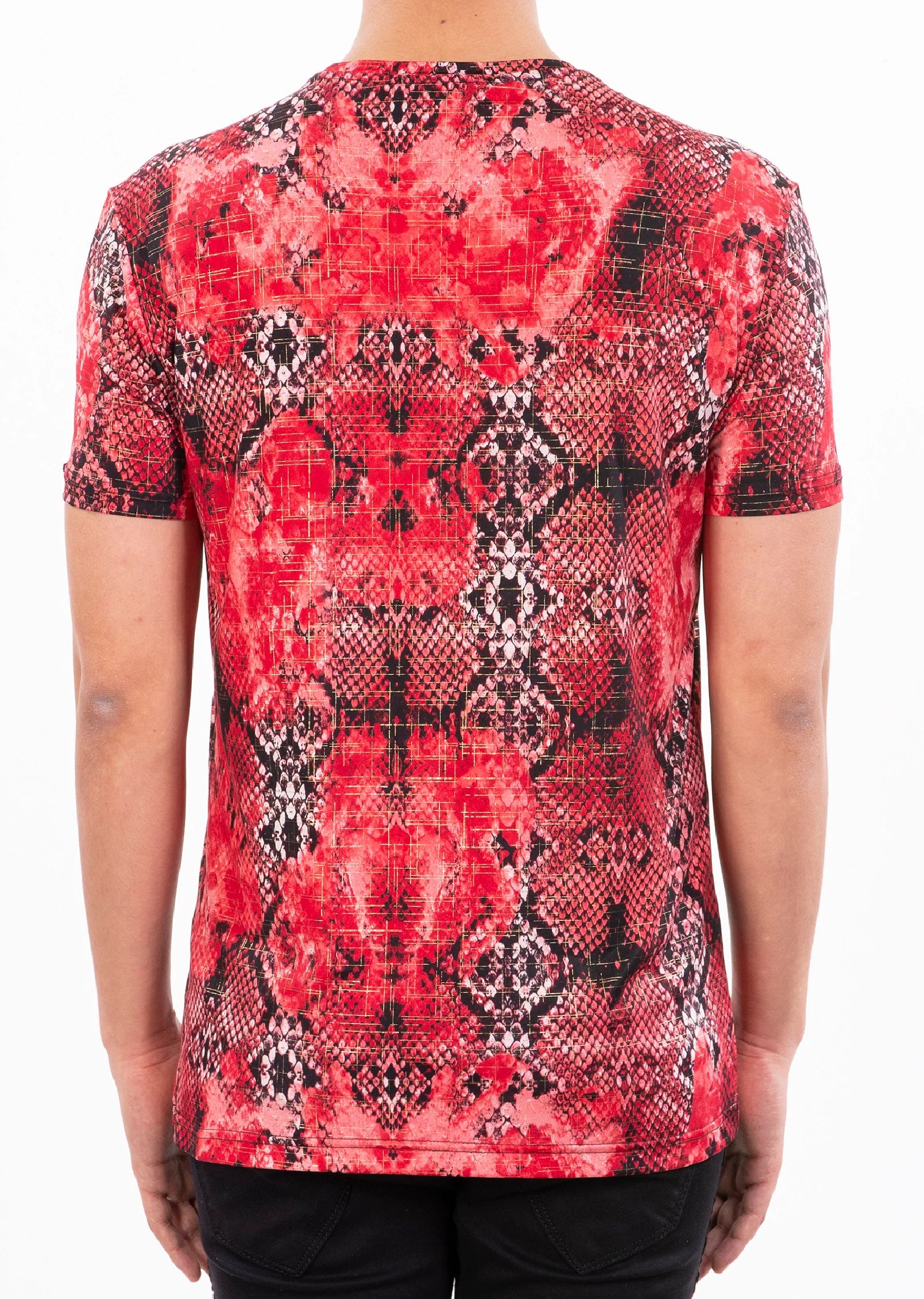 Mondo R Snake Spandex Print Tee