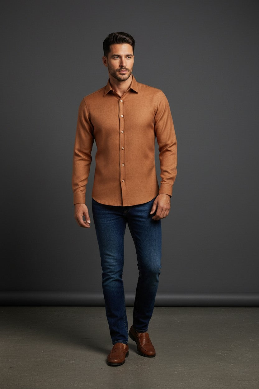 Linen Long Sleeve Shirt