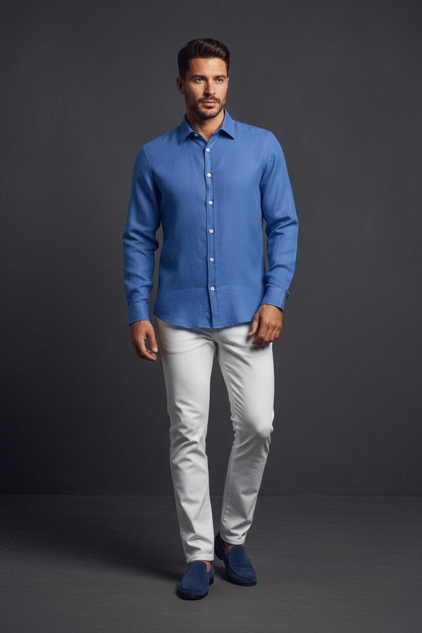 Linen Long Sleeve Shirt