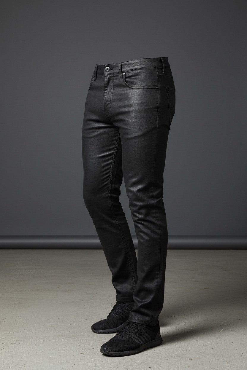Premium Stretch Cotton Pants – Available in Black, White, Navy & Gold