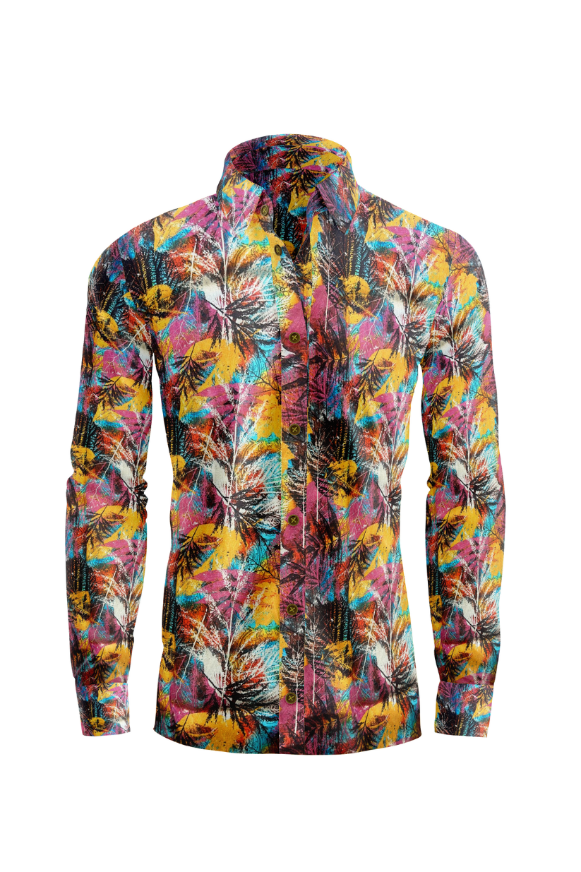 multi color shirt Vercini COLLAR SHIRTS Vercini 5XL