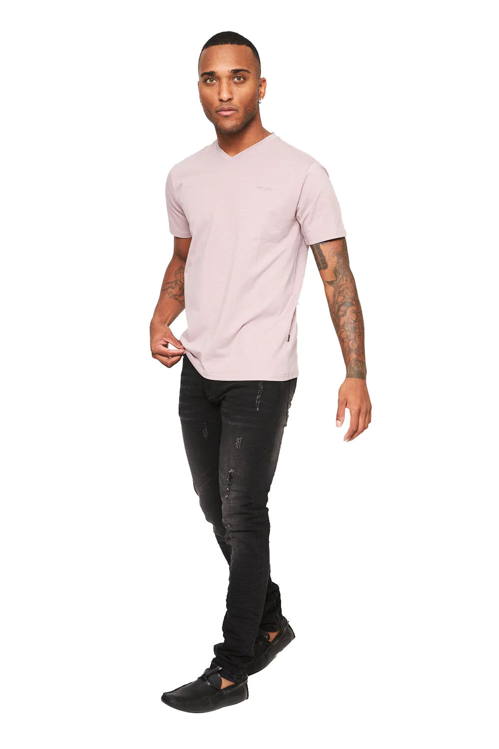 Premium Short Sleeve V-Neck T-Shirt