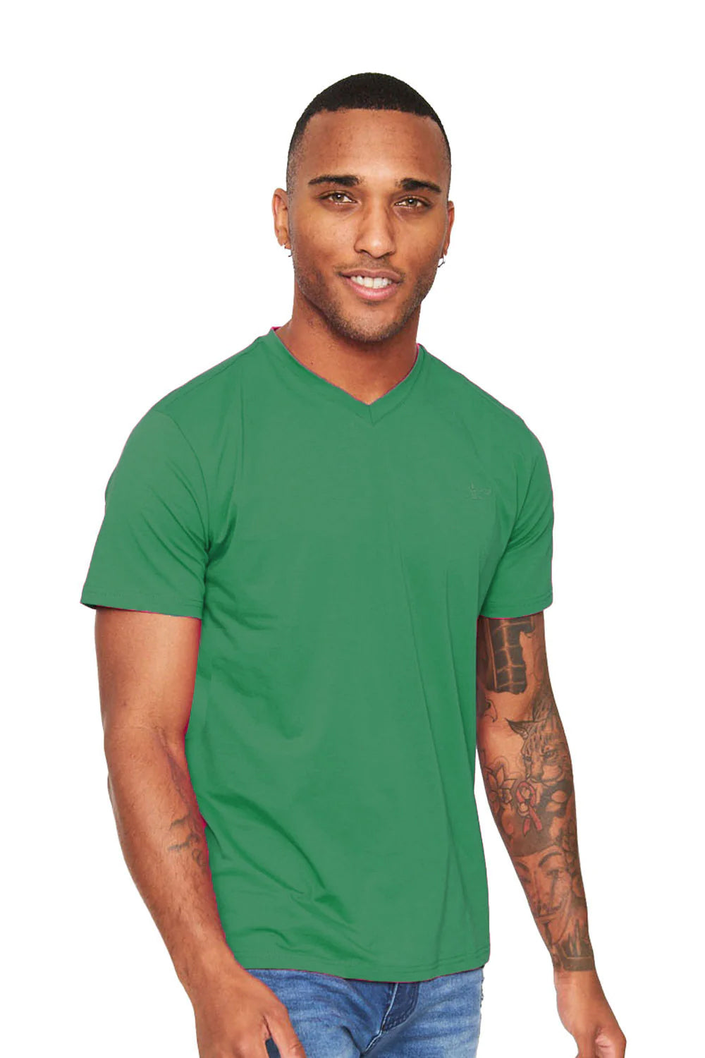 Premium Short Sleeve V-Neck T-Shirt