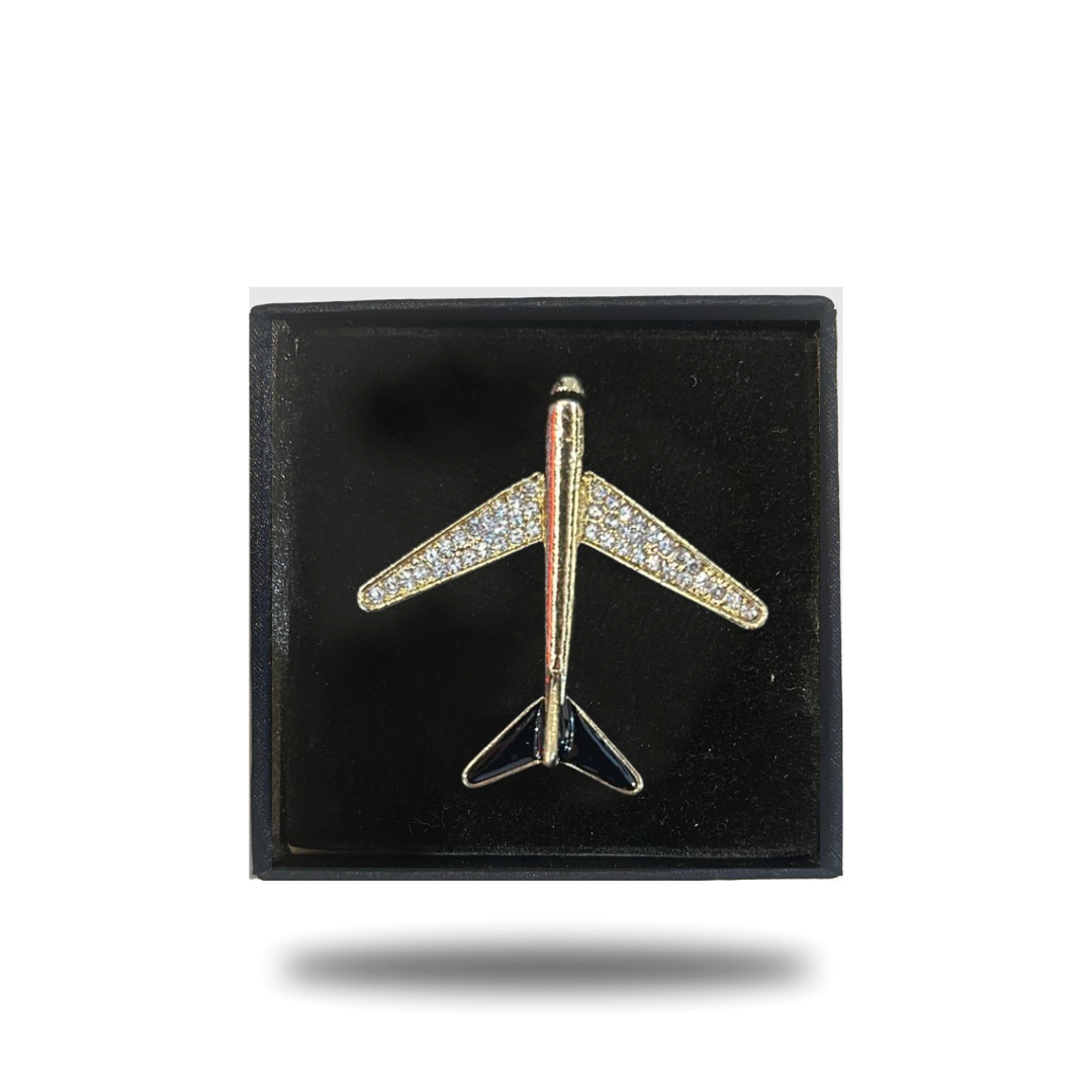 Aviation Crystal Lapel pins PINS Ph accessories Vercini