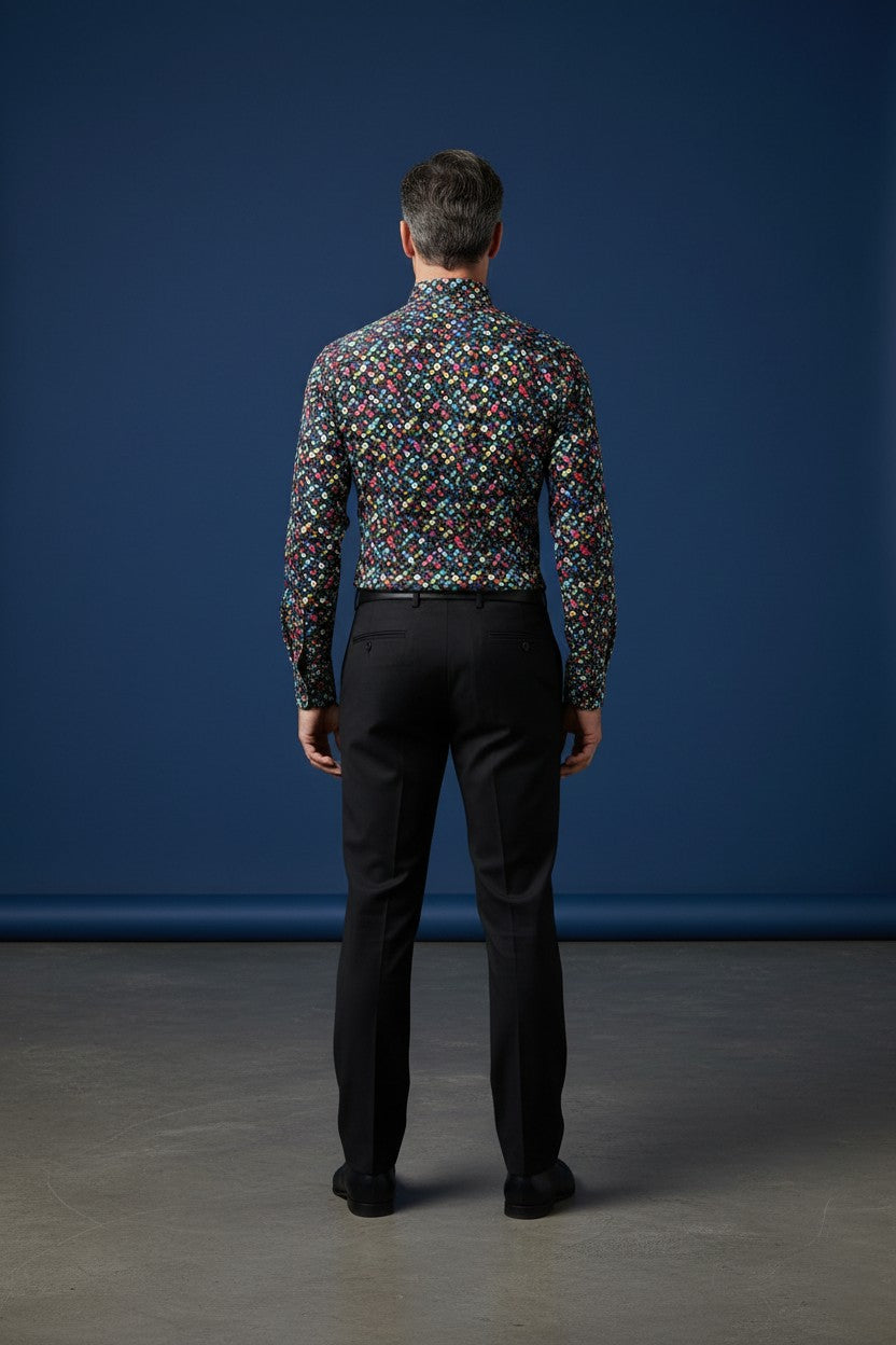 Vercini Mosaic Gala Premium Cotton Shirt